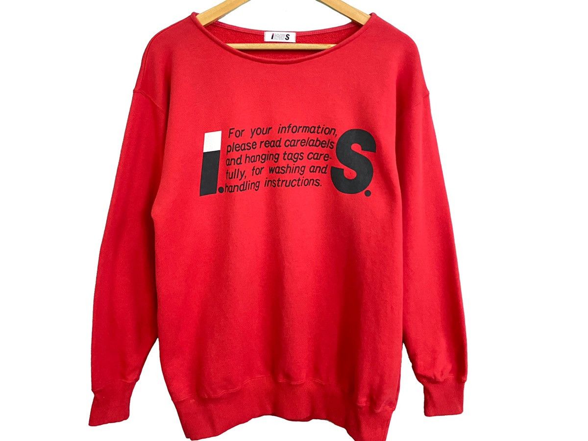 Designer × Issey Miyake VINTAGE ISSEY MIYAKE SPORT CARE LABEL TAG SWEATSHIRT Size US M / EU 48-50 / 2 - 3 Thumbnail
