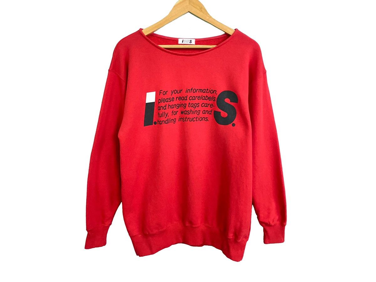 Designer × Issey Miyake VINTAGE ISSEY MIYAKE SPORT CARE LABEL TAG SWEATSHIRT Size US M / EU 48-50 / 2 - 2 Thumbnail