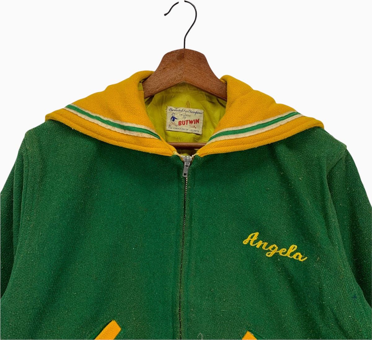 Vintage Vintage 60s College At Geneseo New York Butwin Varsity Size US M / EU 48-50 / 2 - 5 Thumbnail