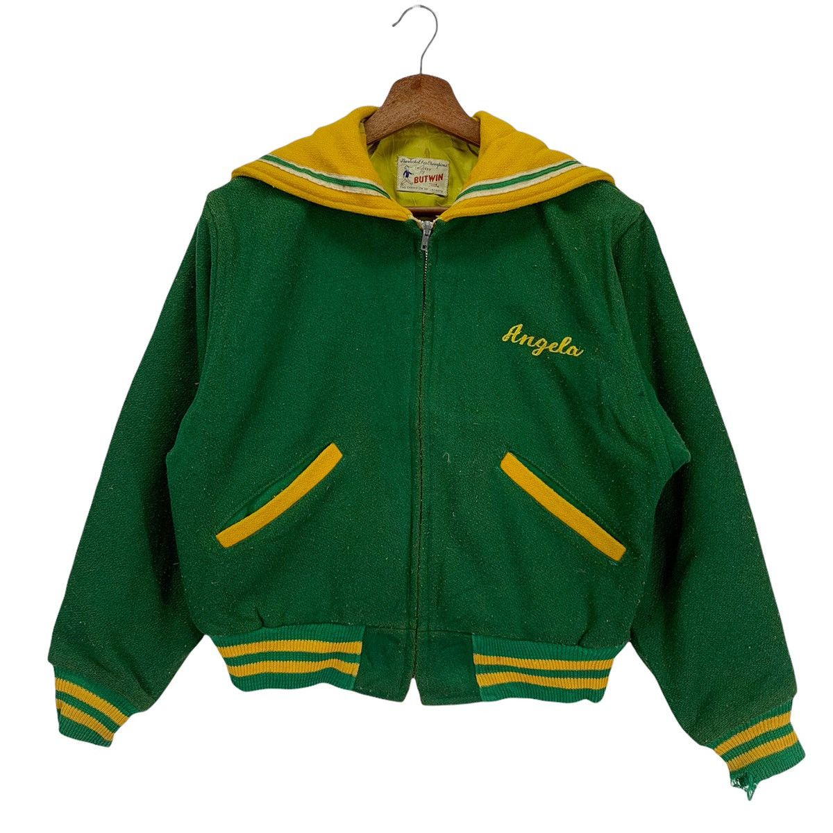 Vintage Vintage 60s College At Geneseo New York Butwin Varsity Size US M / EU 48-50 / 2 - 3 Thumbnail