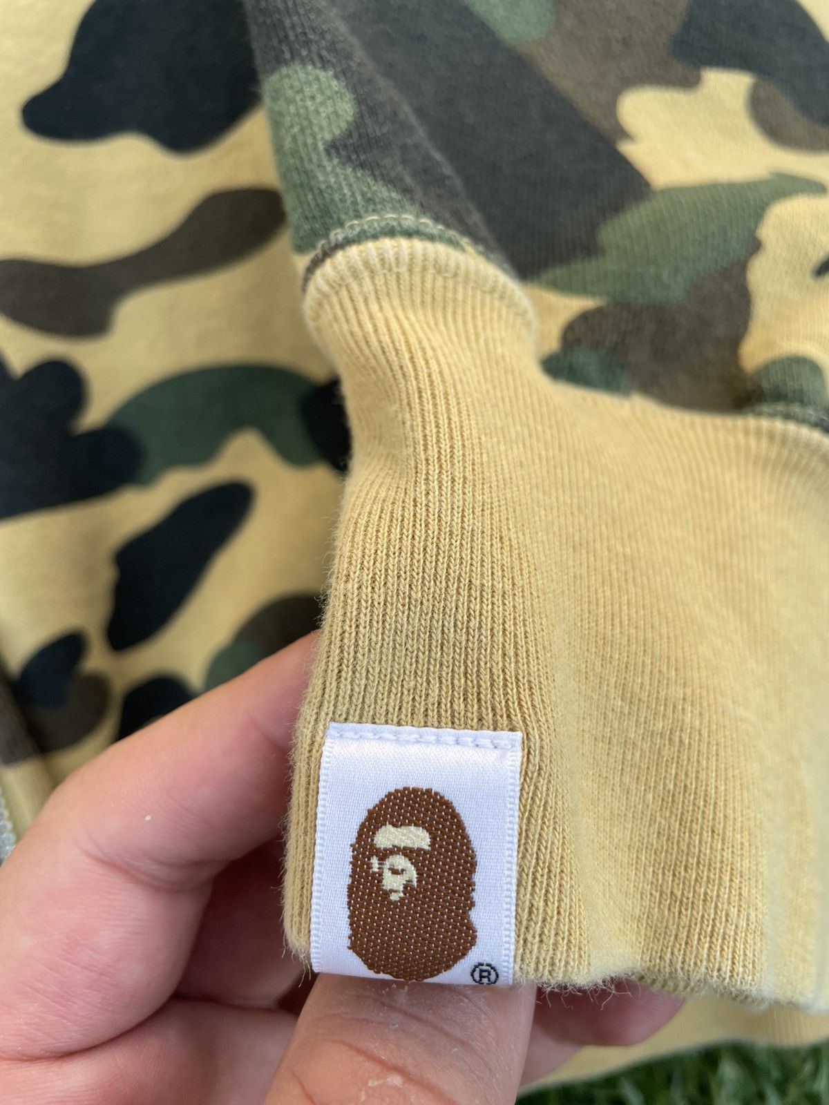 Bape Bape 1st Camo Yellow Tiger Full Zip Hoodie Size US XL / EU 56 / 4 - 8 Thumbnail