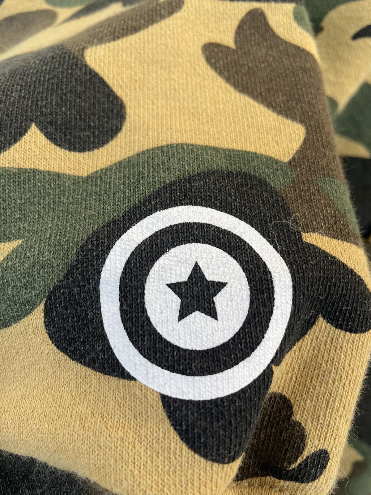 Bape Bape 1st Camo Yellow Tiger Full Zip Hoodie Size US XL / EU 56 / 4 - 5 Thumbnail