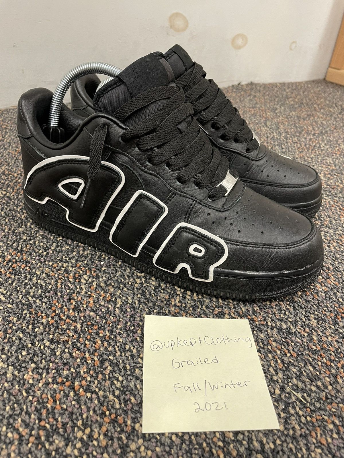 cpfm air force 1 black