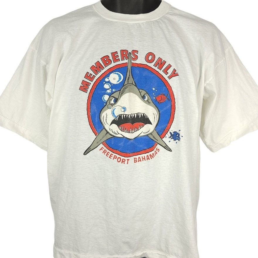 80sビンテージ Tシャツ Shark Catchers Club シャーク 鮫 Vintage SHARK CATCHERS CLUB Shark Attack Vintage Tshirt