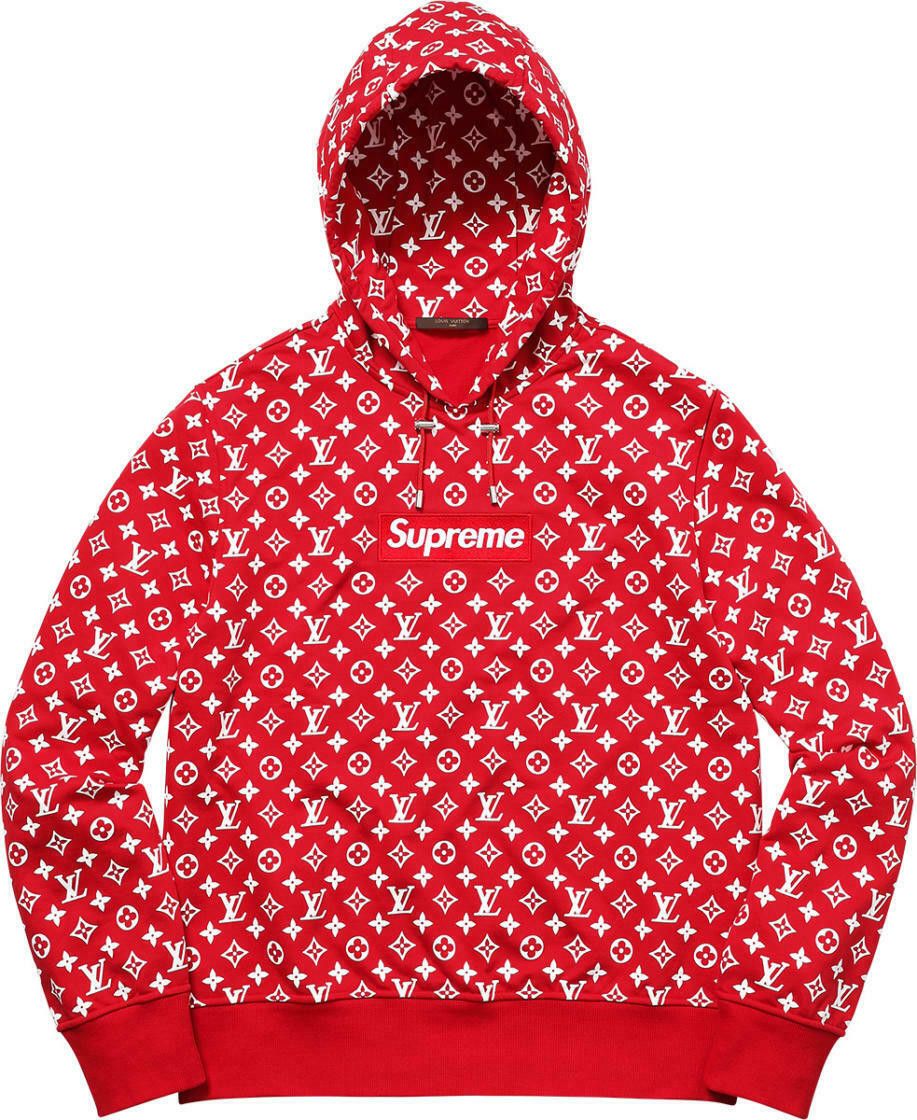 Supreme Louis Vuitton Box Logo Hoodie - Authentic - Original Receipt