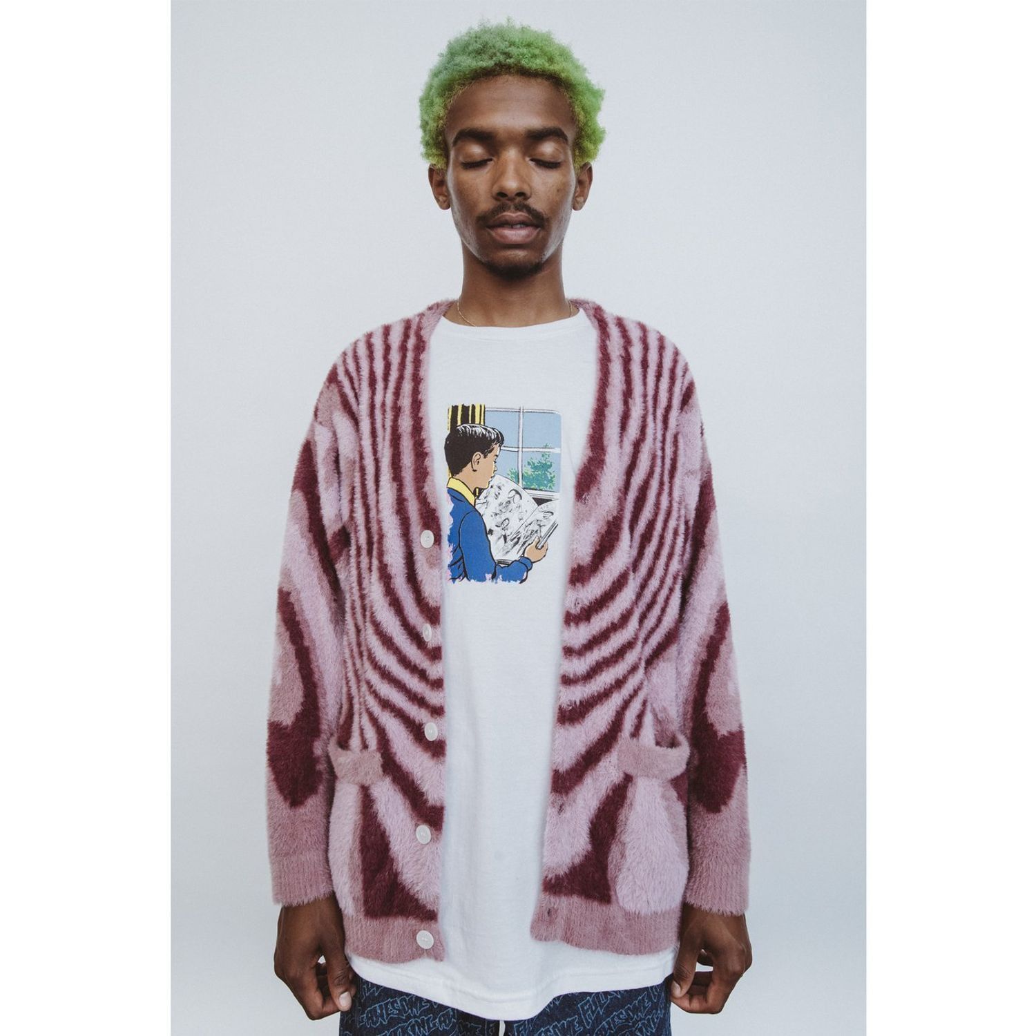 Fucking Awesome FA Acid Harry Cardigan | Grailed
