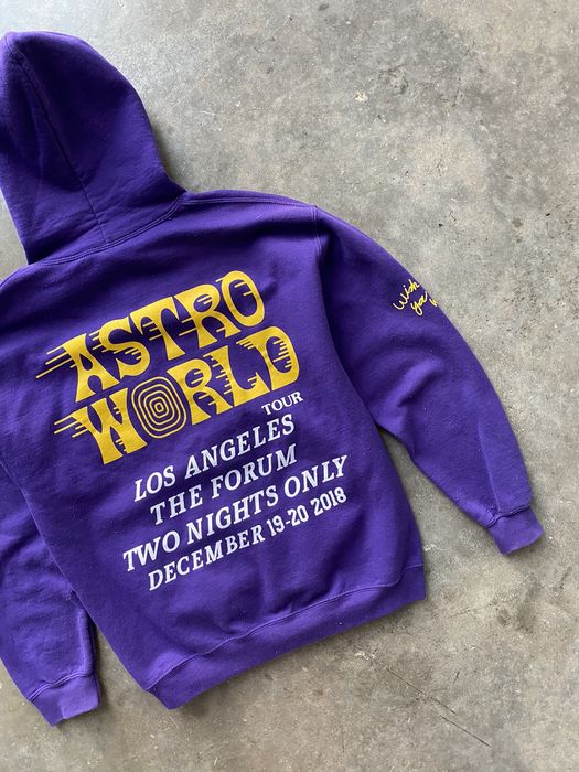 Astroworld 2025 lakers hoodie