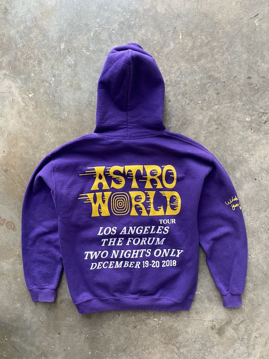 Travis Scott Travis Scott Astroworld The Forum Lakers Hoodie