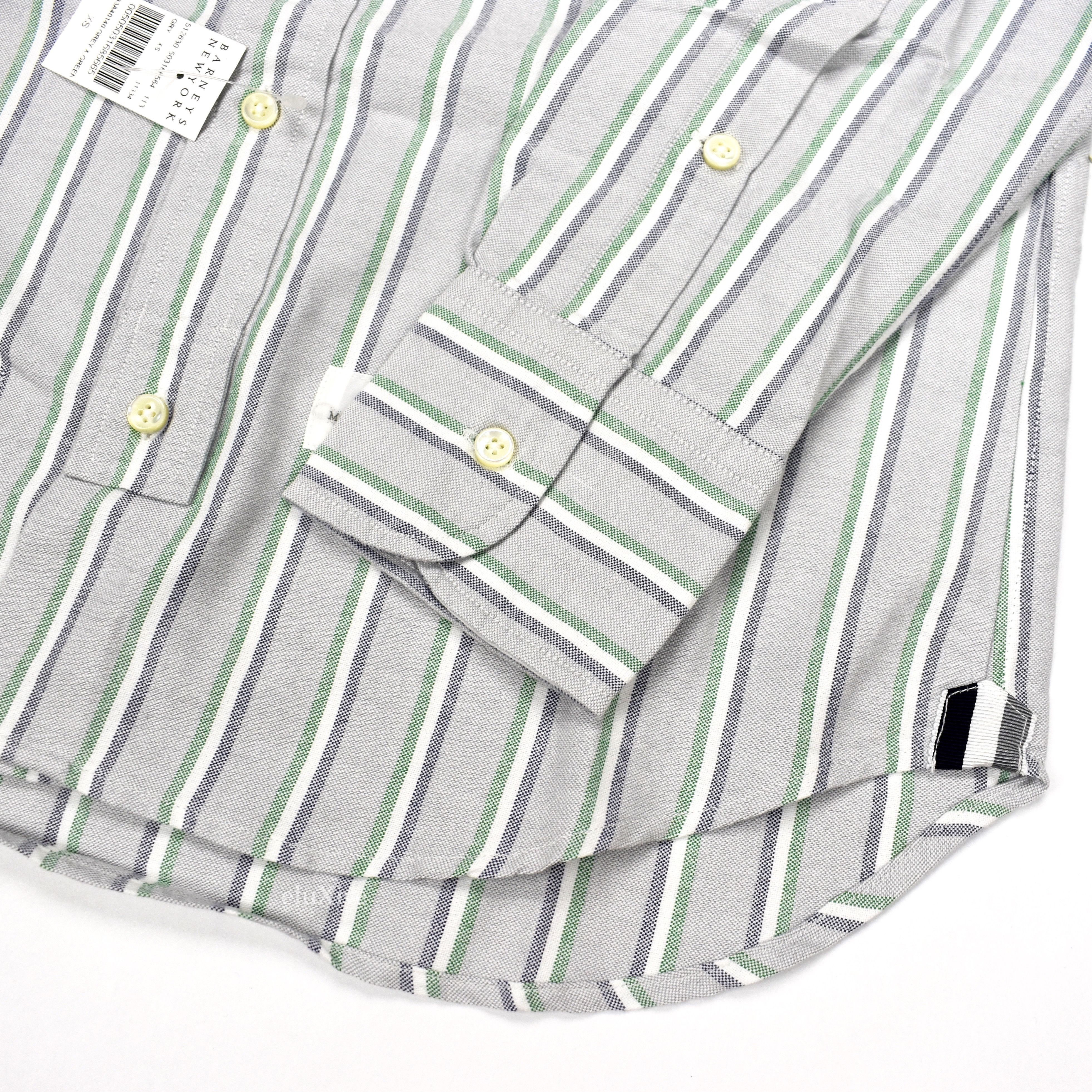 Thom Browne Thom Grey Logo Stripe Oxford Shirt NWT Size US XL / EU 56 / 4 - 8 Thumbnail