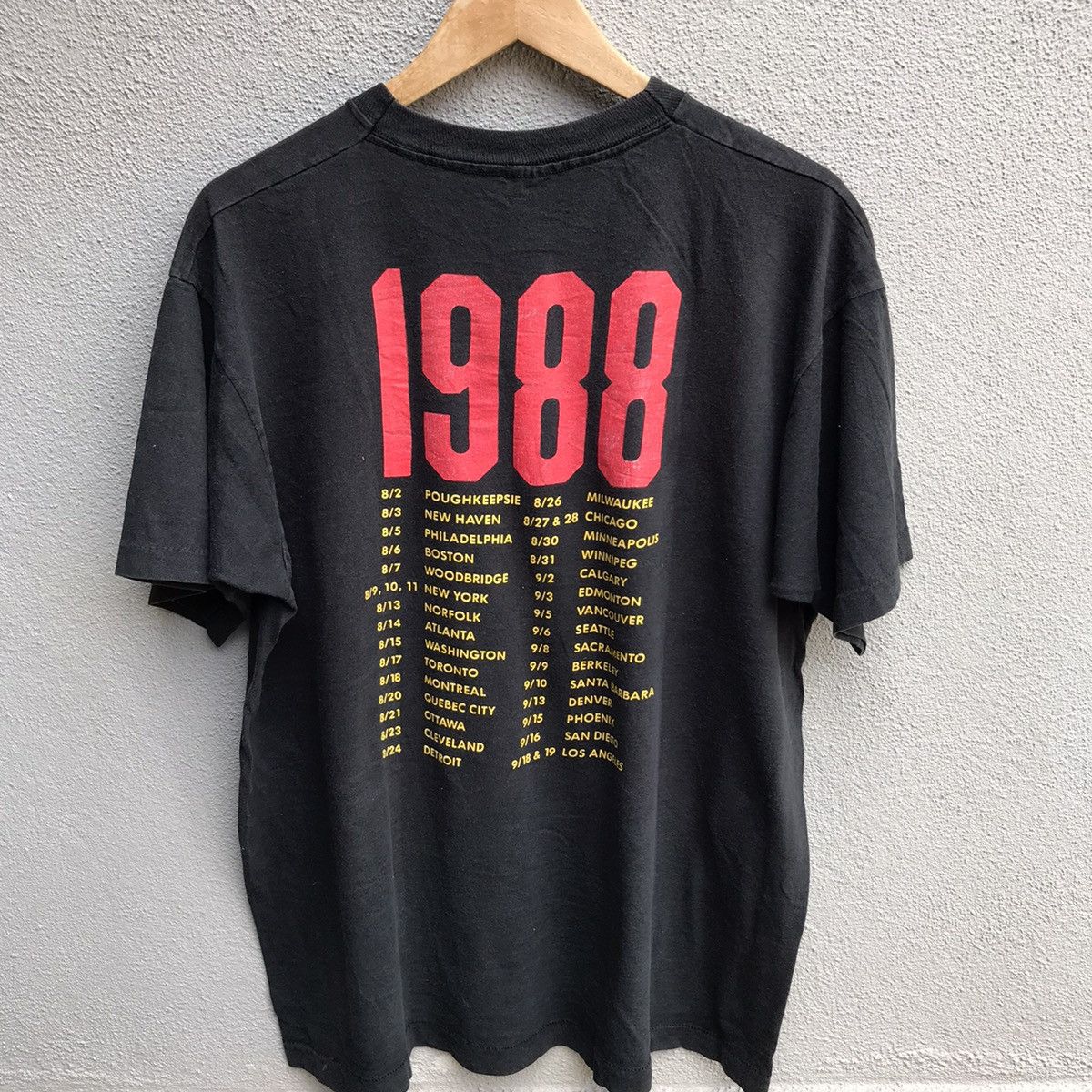 トップス 80s USA BRYAN FERRY MUSIC TEE / XL Vintage 80s BRYAN FERRY roxy music tee