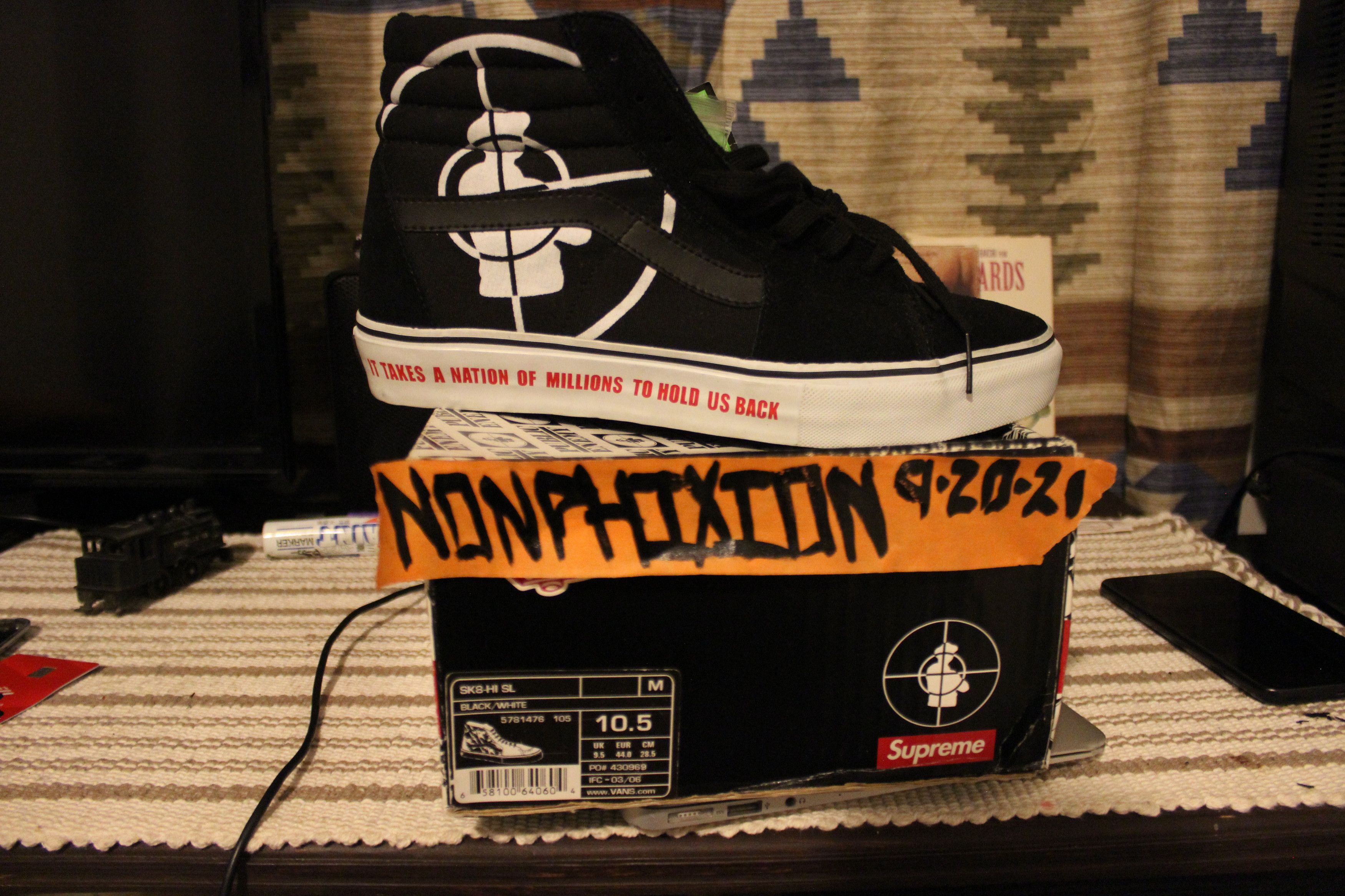 Buy Supreme x Sk8-Hi Sl 'Public Enemy' - 5781476