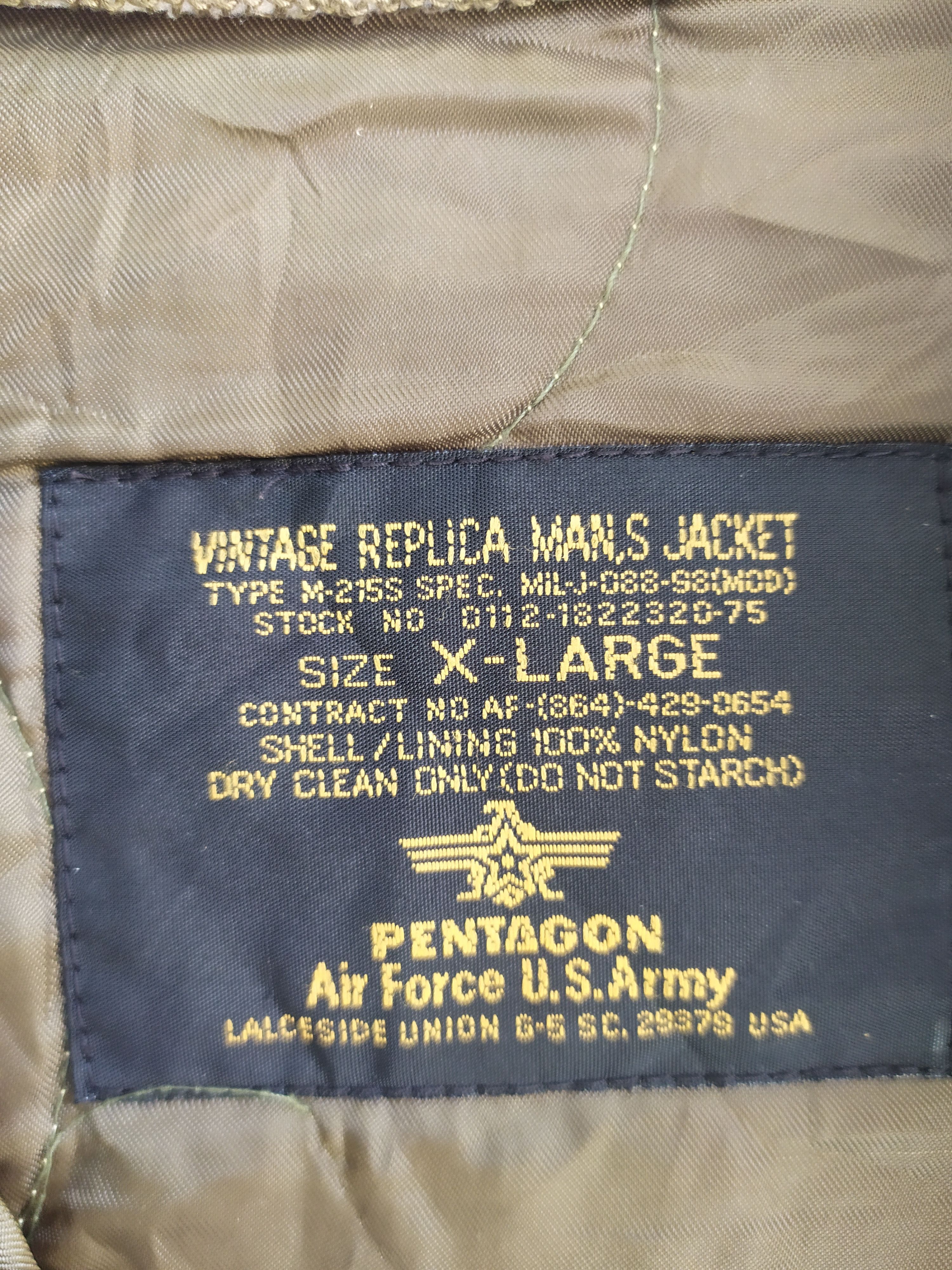 Vintage Vintage air force U.S Army jacket Size US XL / EU 56 / 4 - 3 Thumbnail