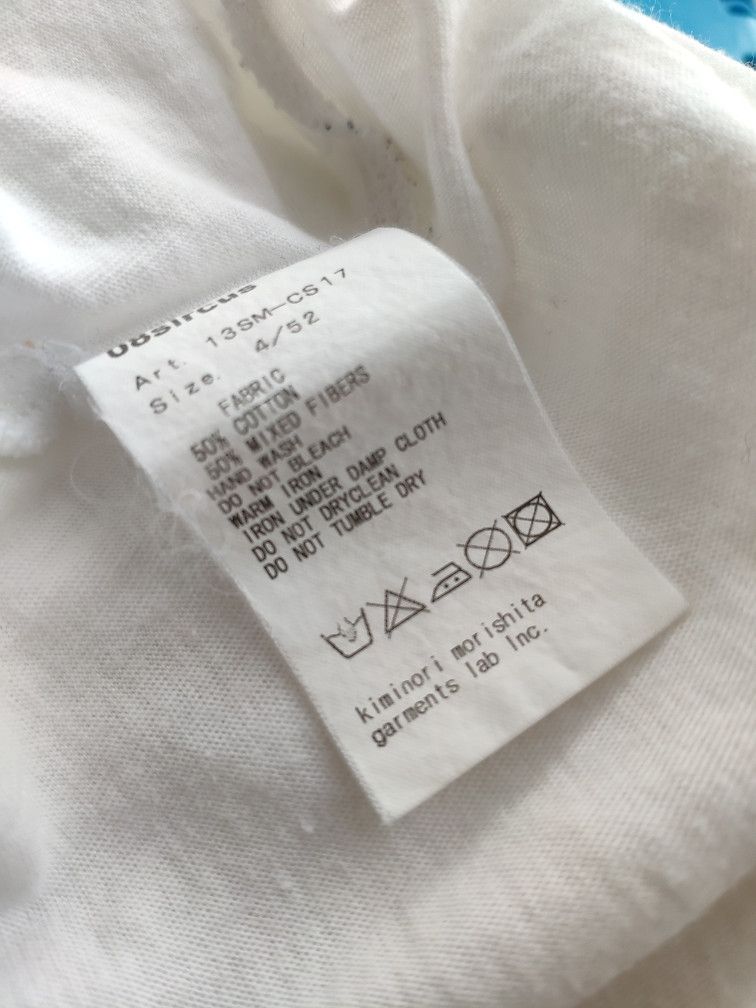 08sircus GRAIL ! White logo print tee.Like Undercover or Julius tees Size US M / EU 48-50 / 2 - 3 Thumbnail