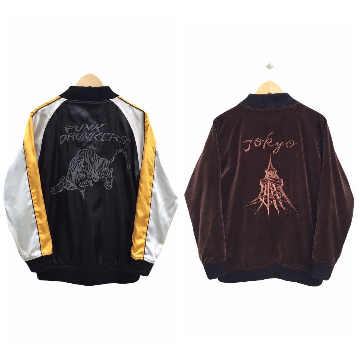 Other Sukajan Jacket Punk Drunkers Embroidery Souvenirs Jacket Size US M / EU 48-50 / 2 - 1 Thumbnail
