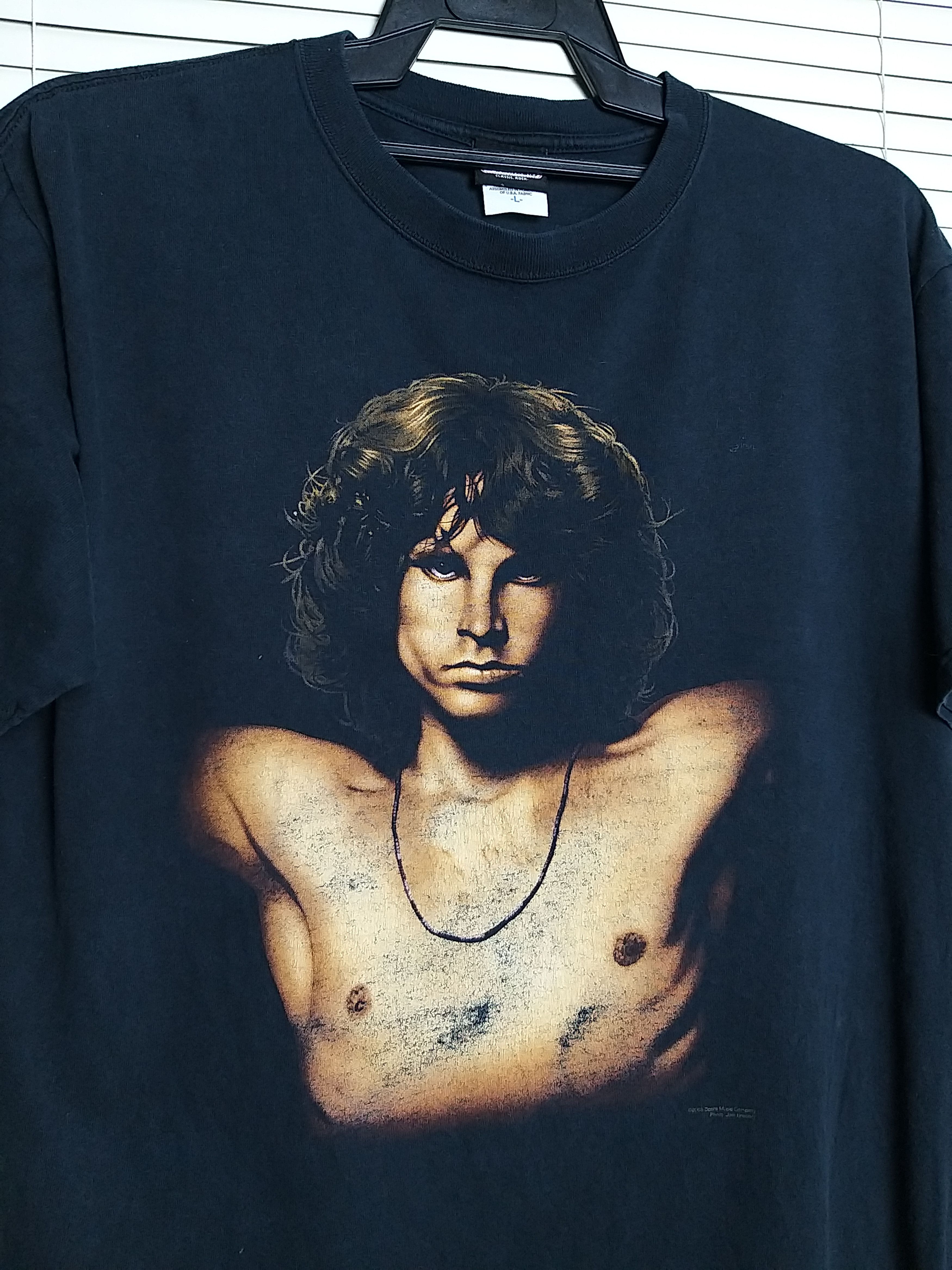 Band Tees VINTAGE Y2K THE DOORS "JIM MORRISON" LIZARD KING 05 T SHIRT Size US L / EU 52-54 / 3 - 5 Thumbnail