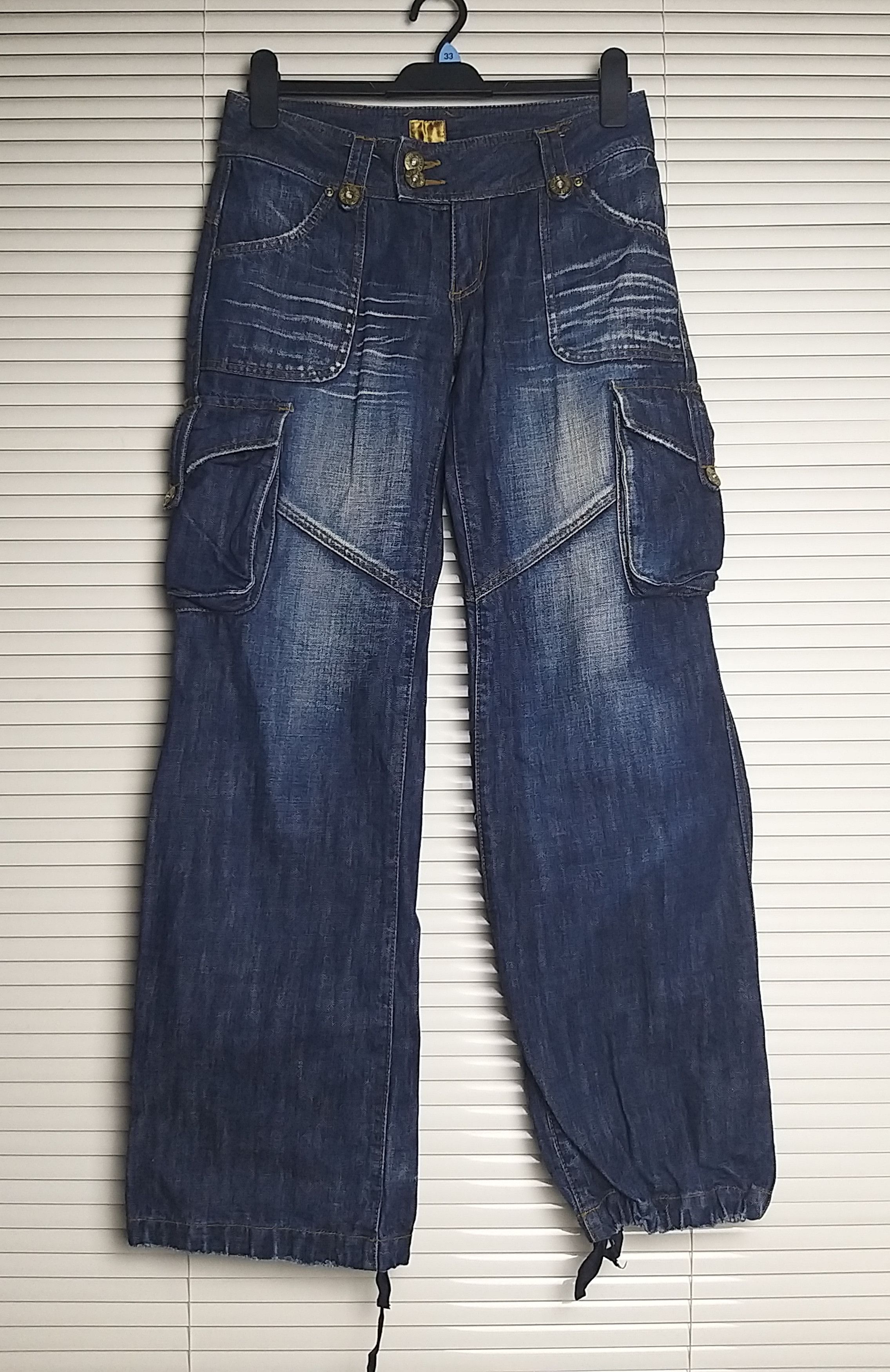 Hysteric Glamour SICK🔥JAPANESE BRAND LB-03 MULTIPOCKET/CARGO DENIM/JEAN Size US 30 / EU 46 - 3 Thumbnail