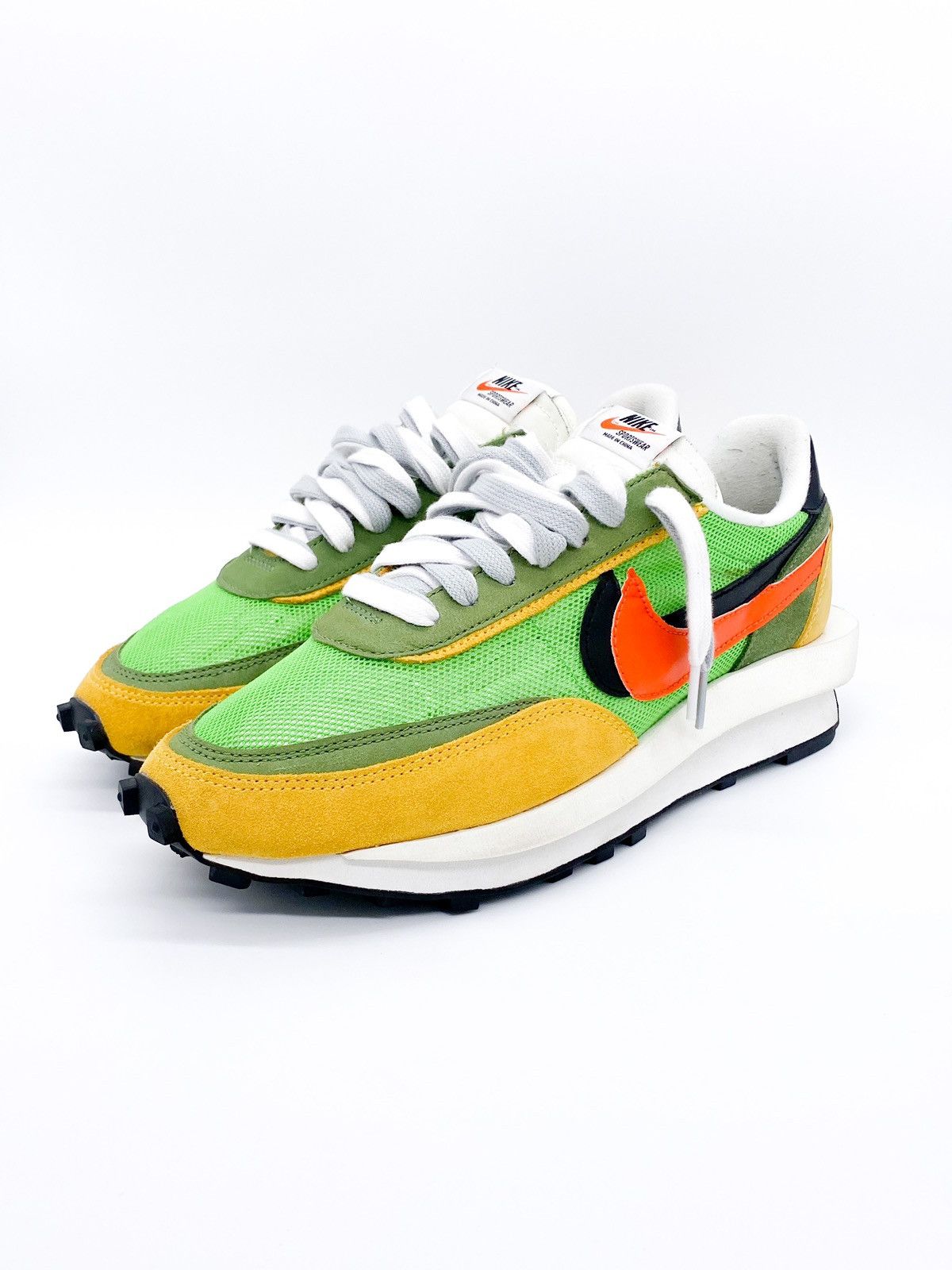 Nike × Sacai Nike x Sacai LD Waffle green/multi | Grailed