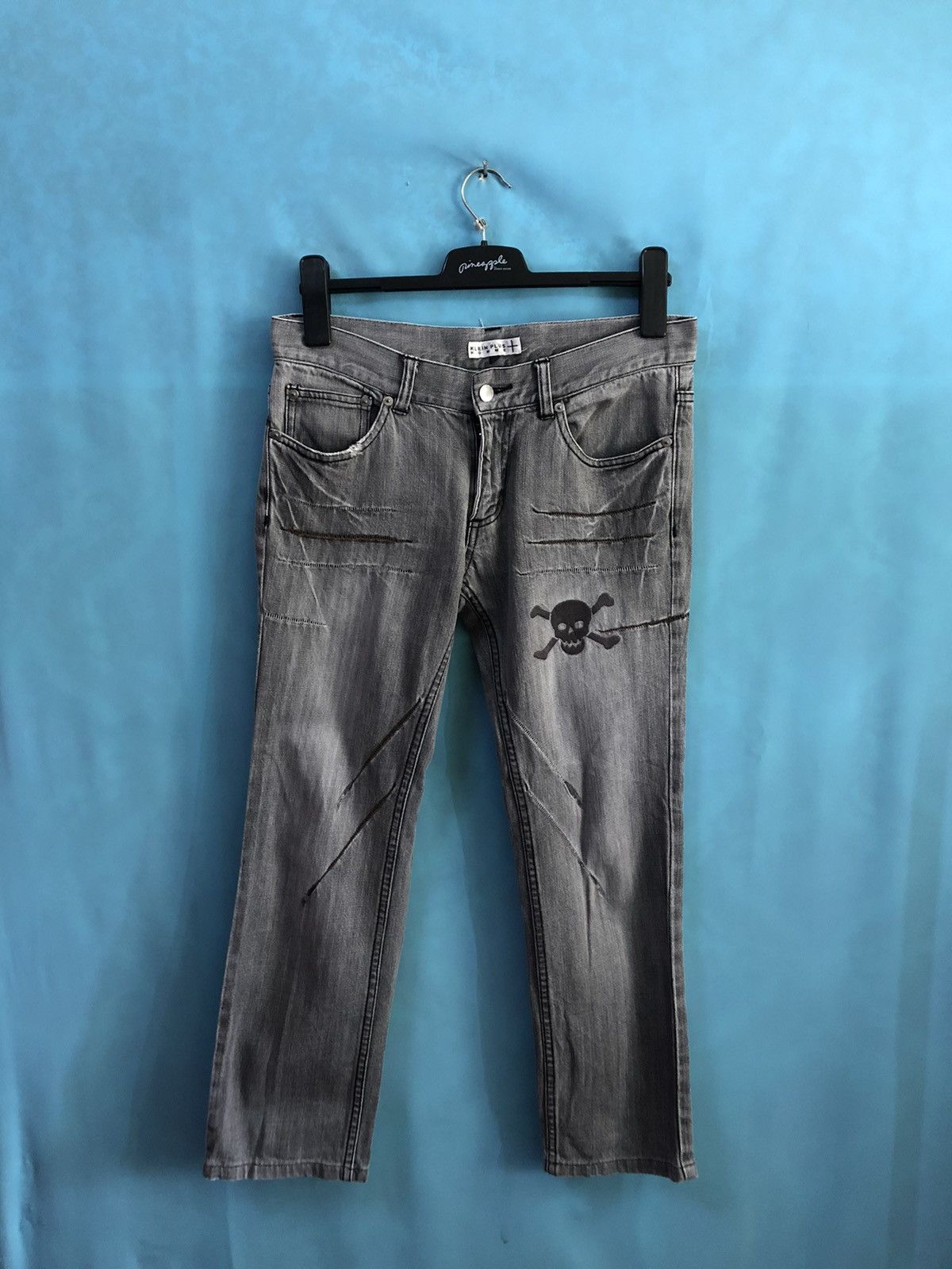 Michel Klein klein plus skull crop #A1 Size US 32 / EU 48 - 1 Thumbnail