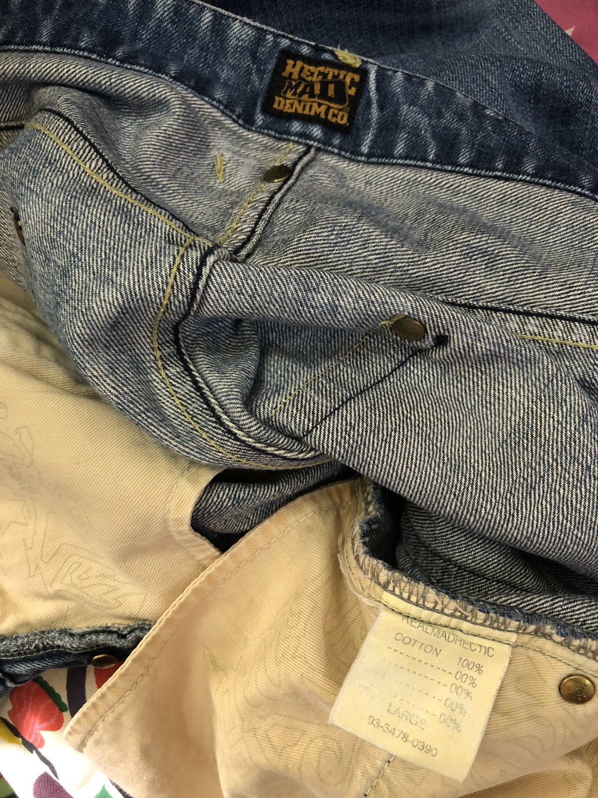 Japanese Brand real mad hectic patches washed #A1 Size US 34 / EU 50 - 6 Thumbnail