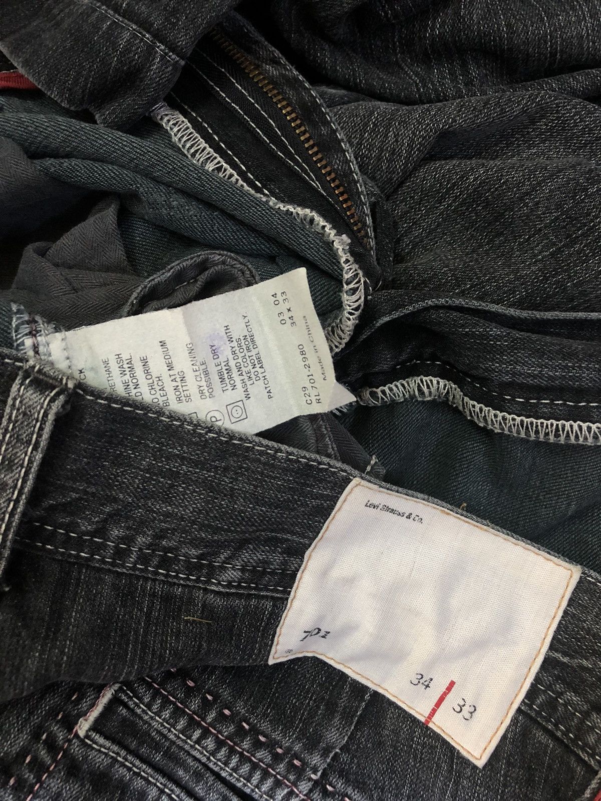 Levi's Made & Crafted baggy redloop relaxed fit #A1 Size US 34 / EU 50 - 6 Thumbnail