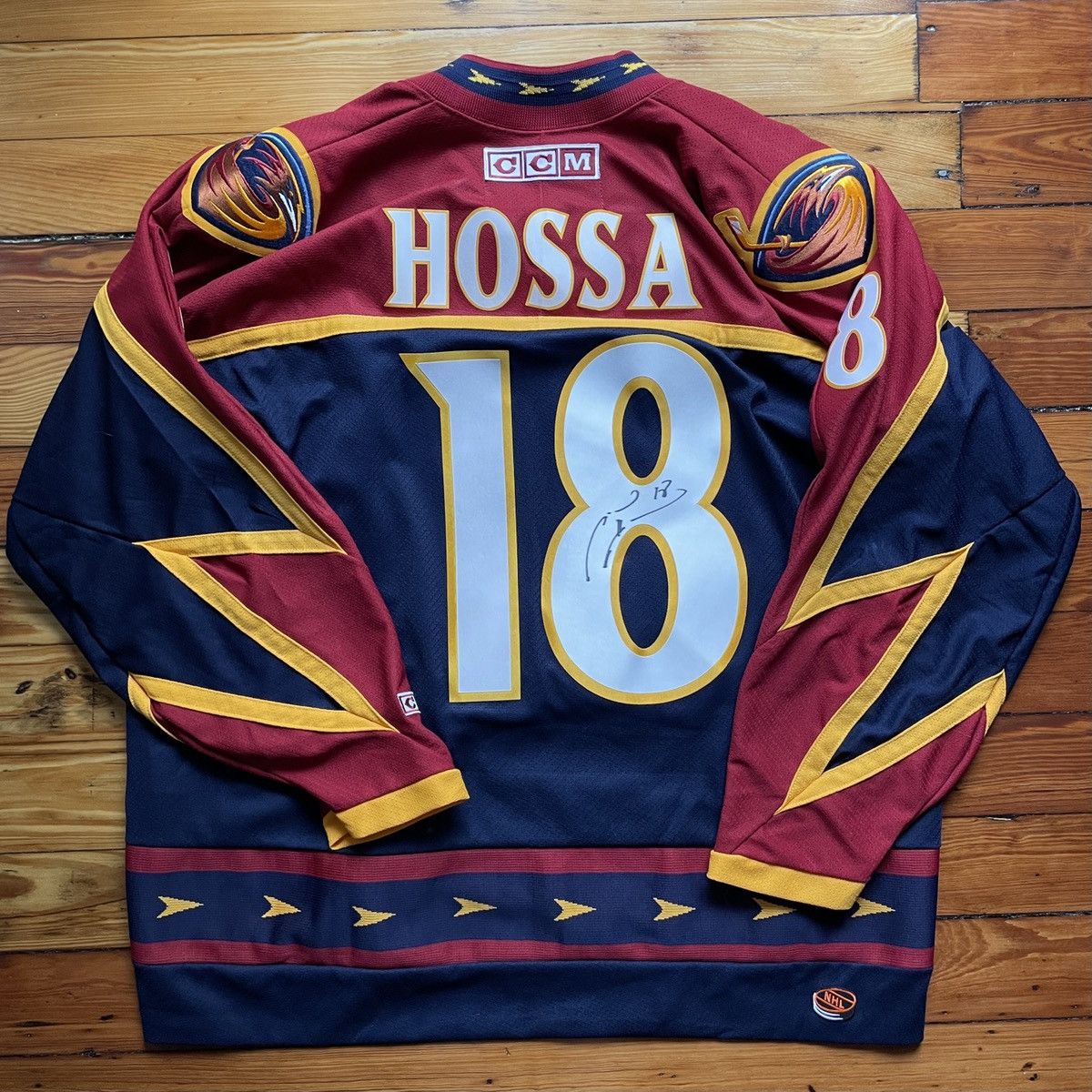 Marian hossa thrashers jersey clearance