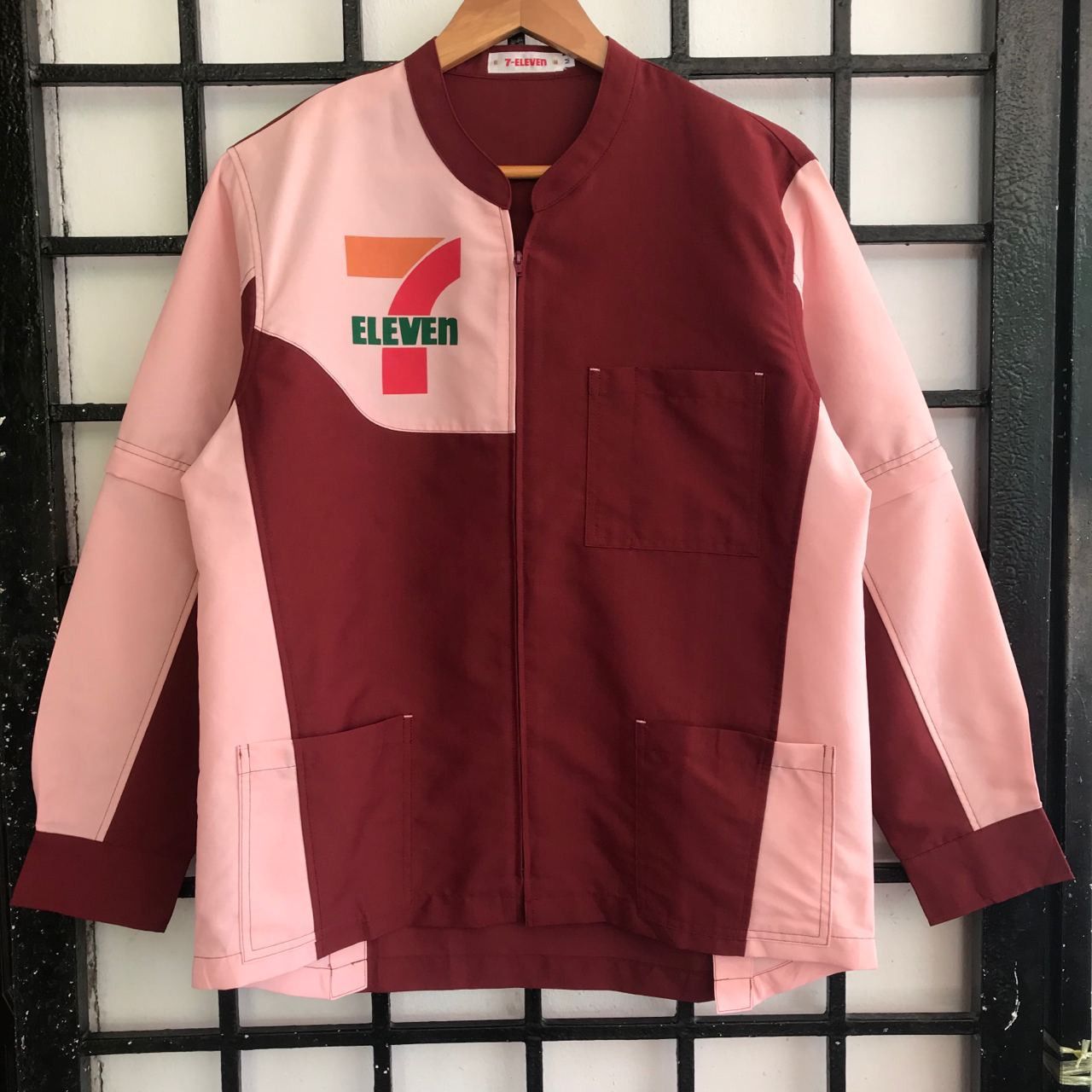 Vintage 🔥 Vintage 7 ELEVEN Uniform Worker Zipper Jacket Size US M / EU 48-50 / 2 - 3 Thumbnail