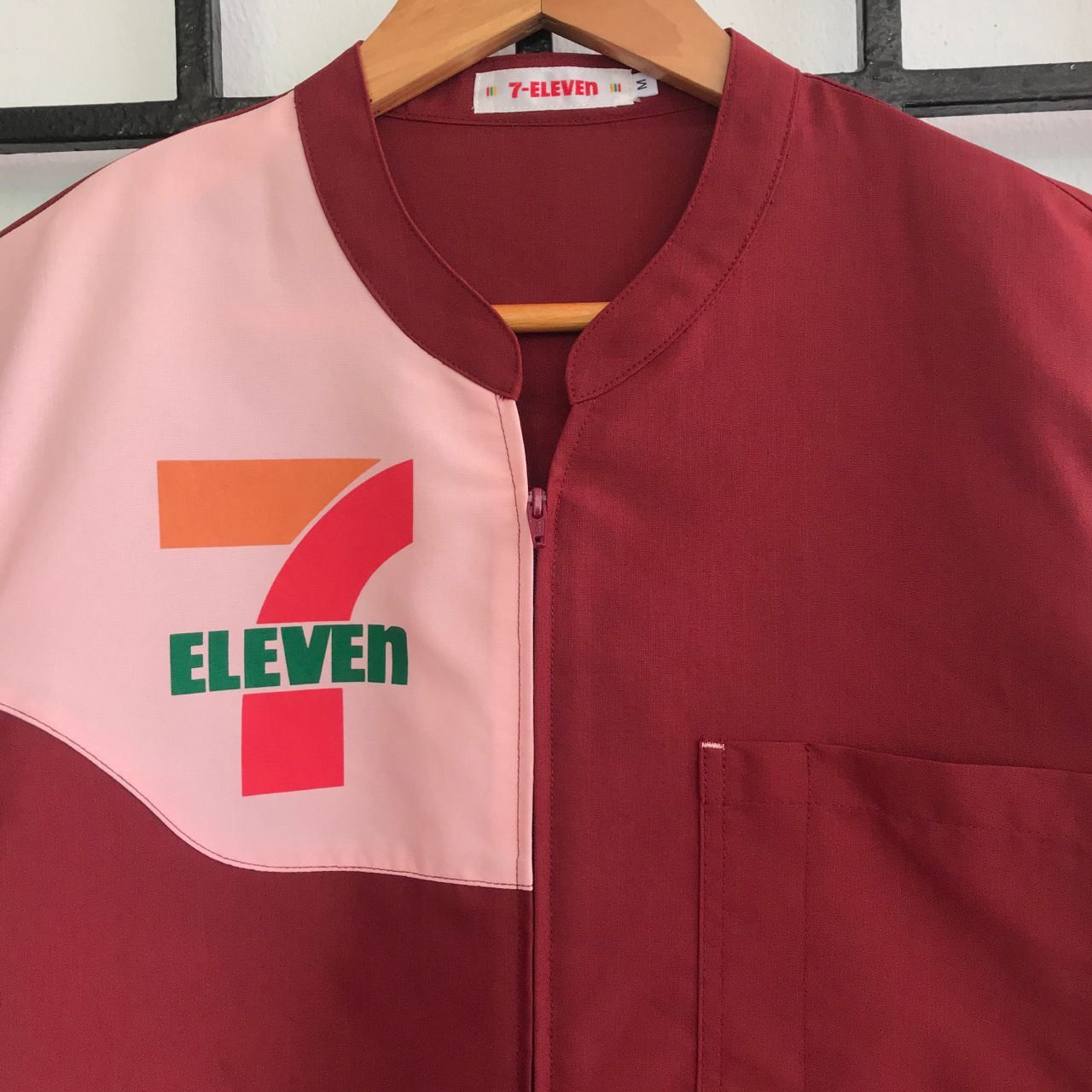 Vintage 🔥 Vintage 7 ELEVEN Uniform Worker Zipper Jacket Size US M / EU 48-50 / 2 - 4 Thumbnail