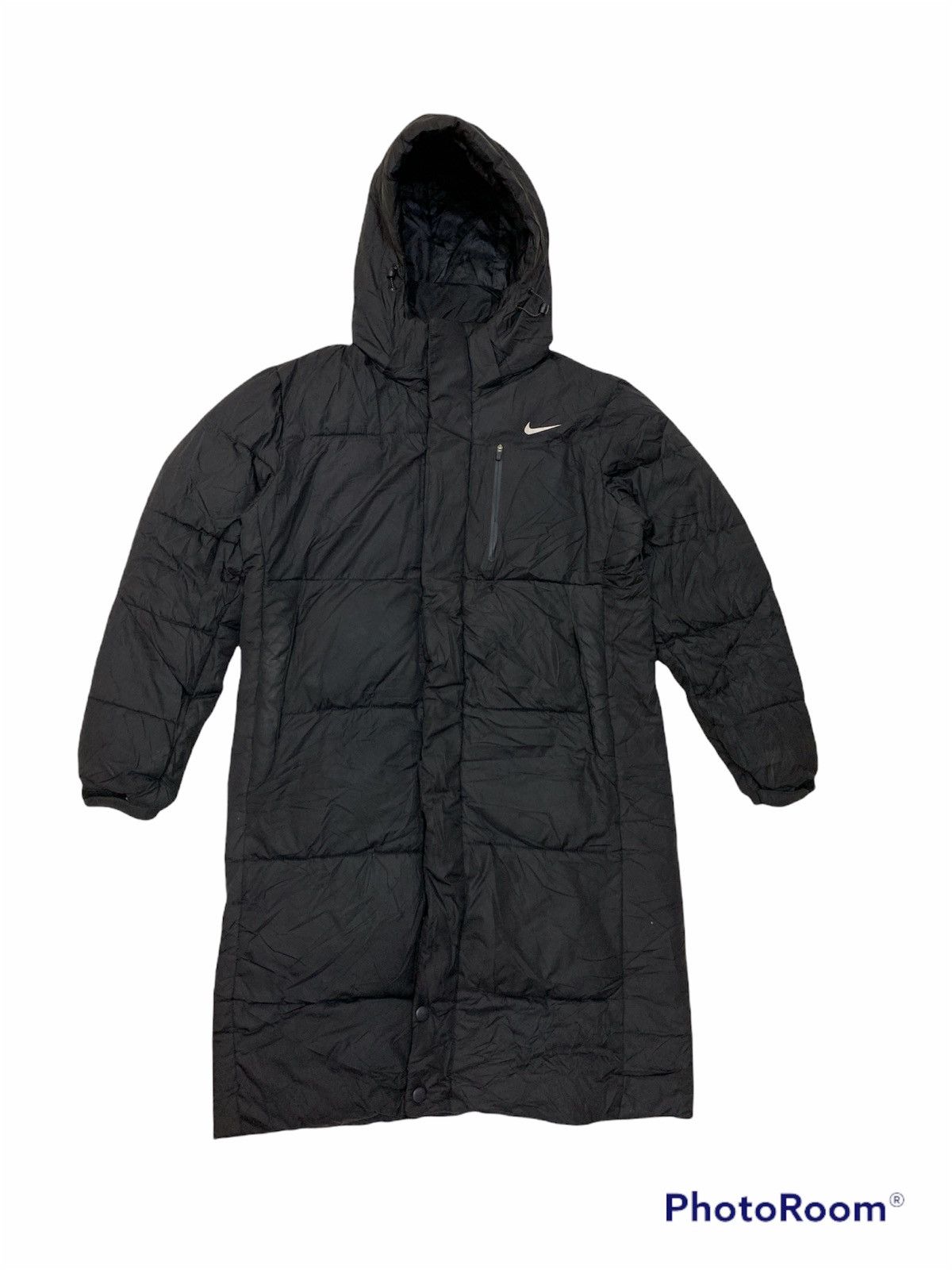 Nike NIKE PUFFER LONG JACKET BIG SPELLOUT Size US M / EU 48-50 / 2 - 2 Thumbnail