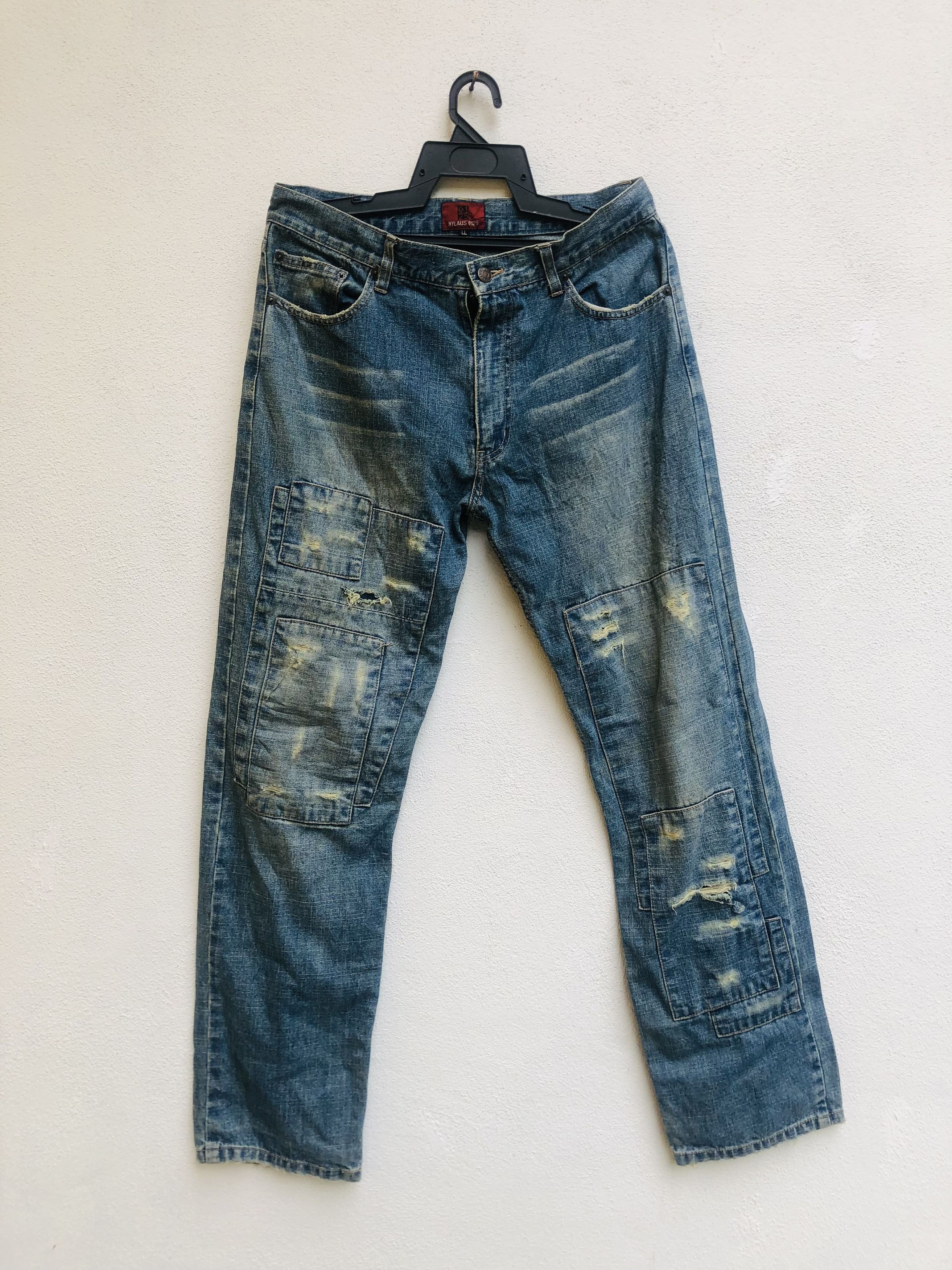 Japanese Brand Vintage Distressed Japan Design Travis Scott Fashion Style Size US 32 / EU 48 - 1 Thumbnail
