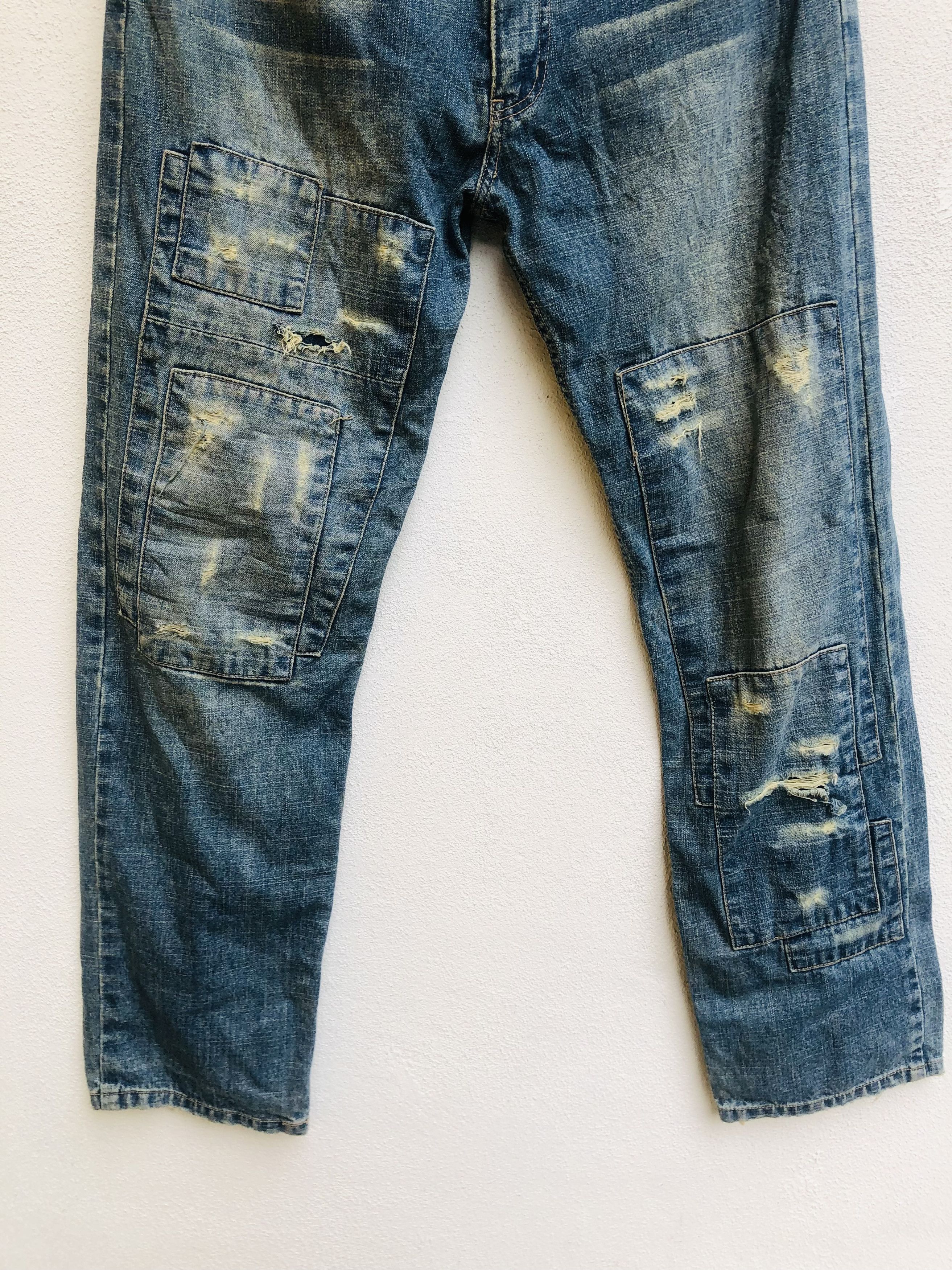 Japanese Brand Vintage Distressed Japan Design Travis Scott Fashion Style Size US 32 / EU 48 - 4 Thumbnail