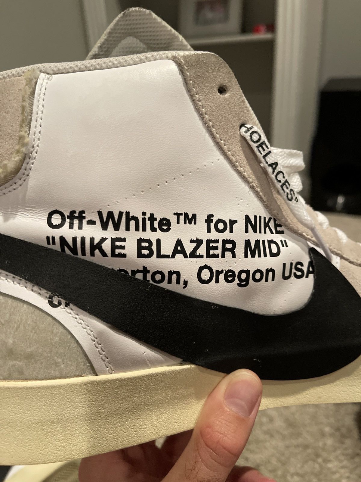 Nike × Off-White OFF-WHITE x Blazer Mid The Ten 2017 Size US 13 / EU 46 - 6 Thumbnail