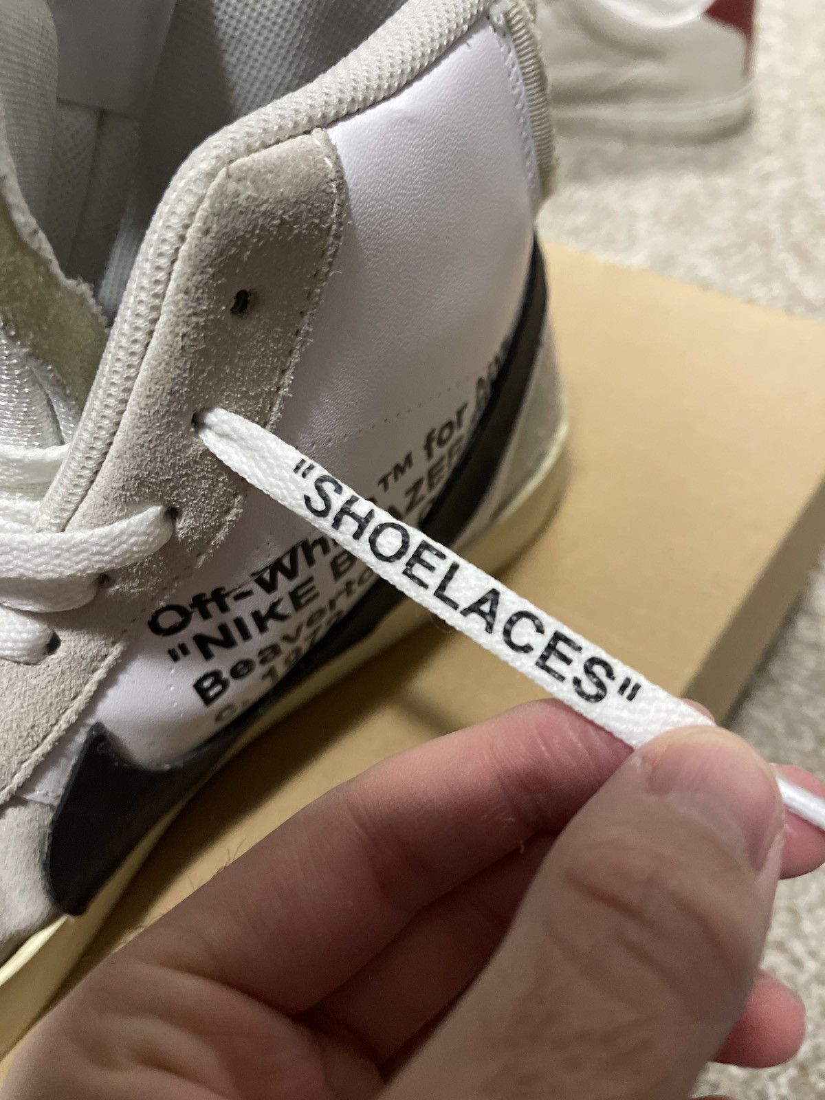 Nike × Off-White OFF-WHITE x Blazer Mid The Ten 2017 Size US 13 / EU 46 - 8 Thumbnail