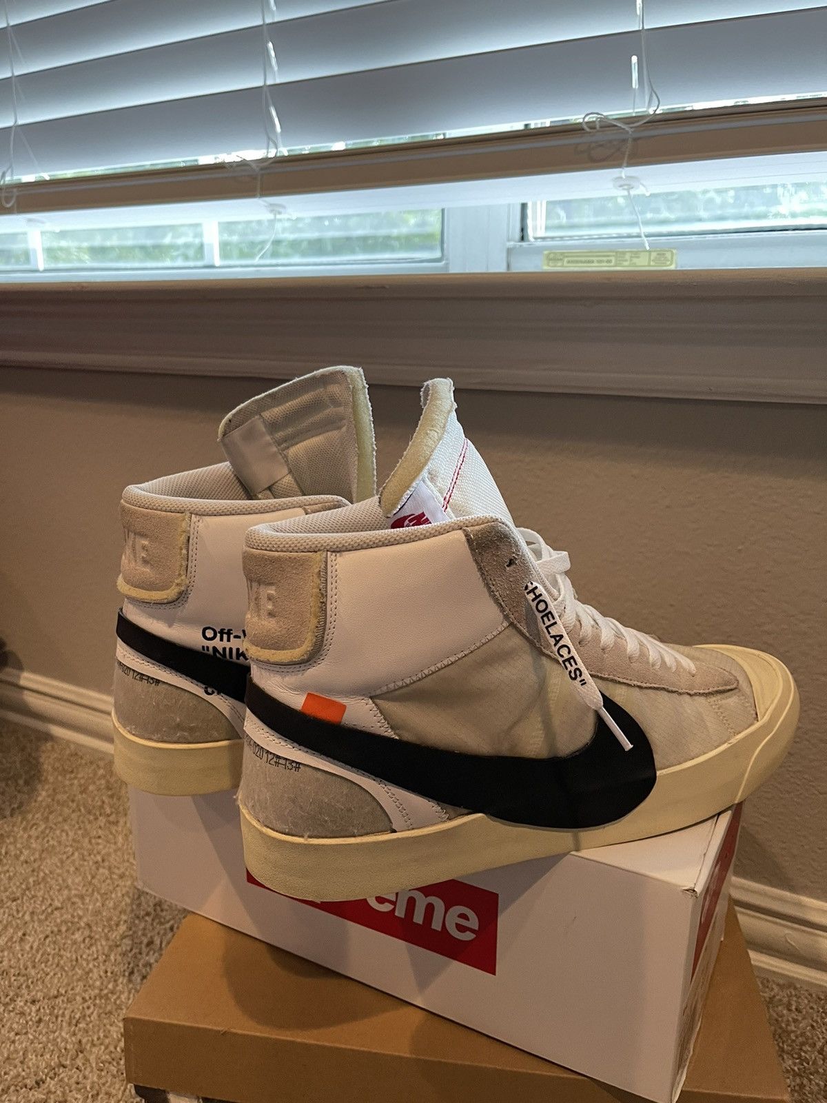 Nike × Off-White OFF-WHITE x Blazer Mid The Ten 2017 Size US 13 / EU 46 - 3 Thumbnail