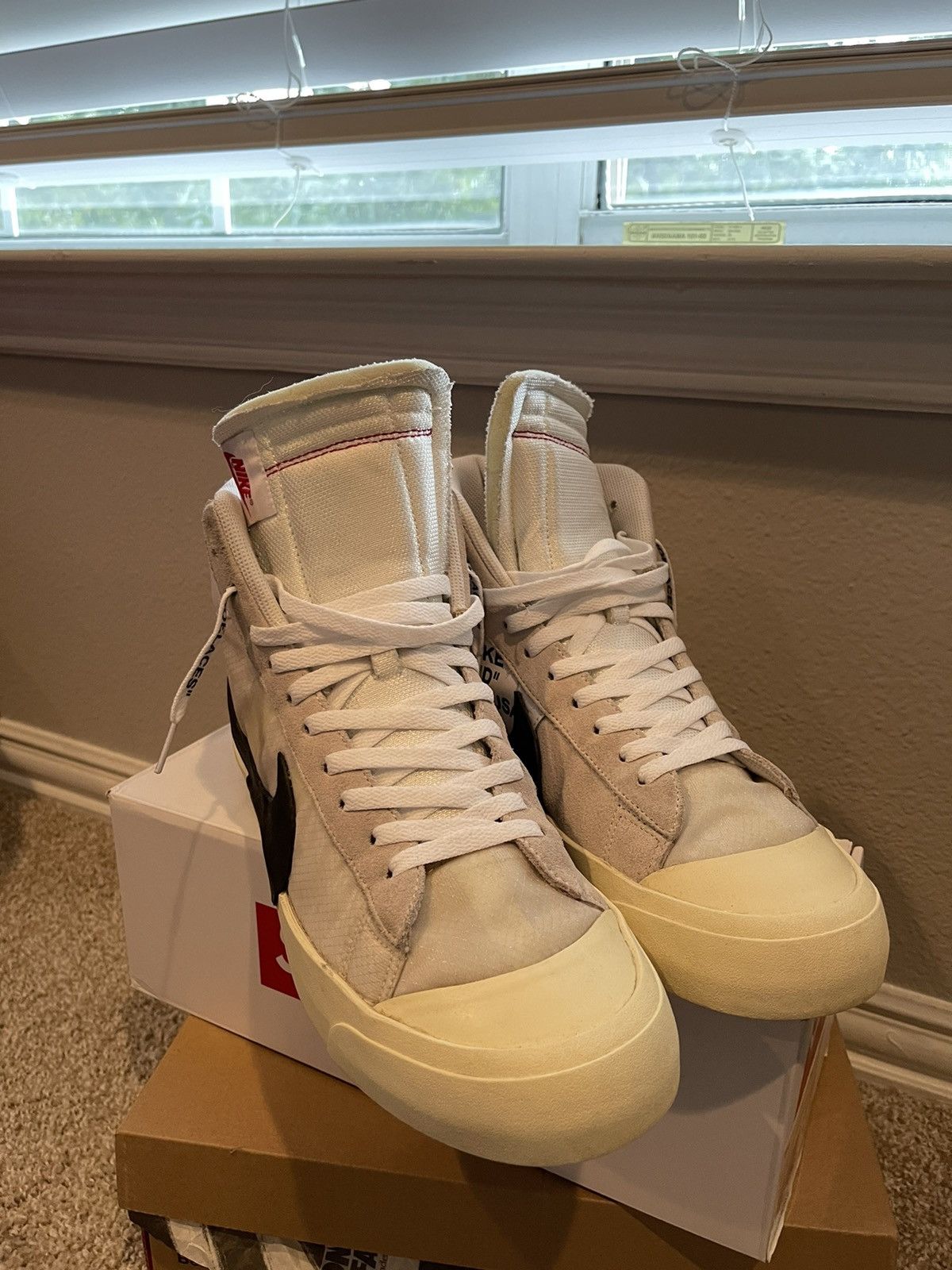 Nike × Off-White OFF-WHITE x Blazer Mid The Ten 2017 Size US 13 / EU 46 - 2 Thumbnail