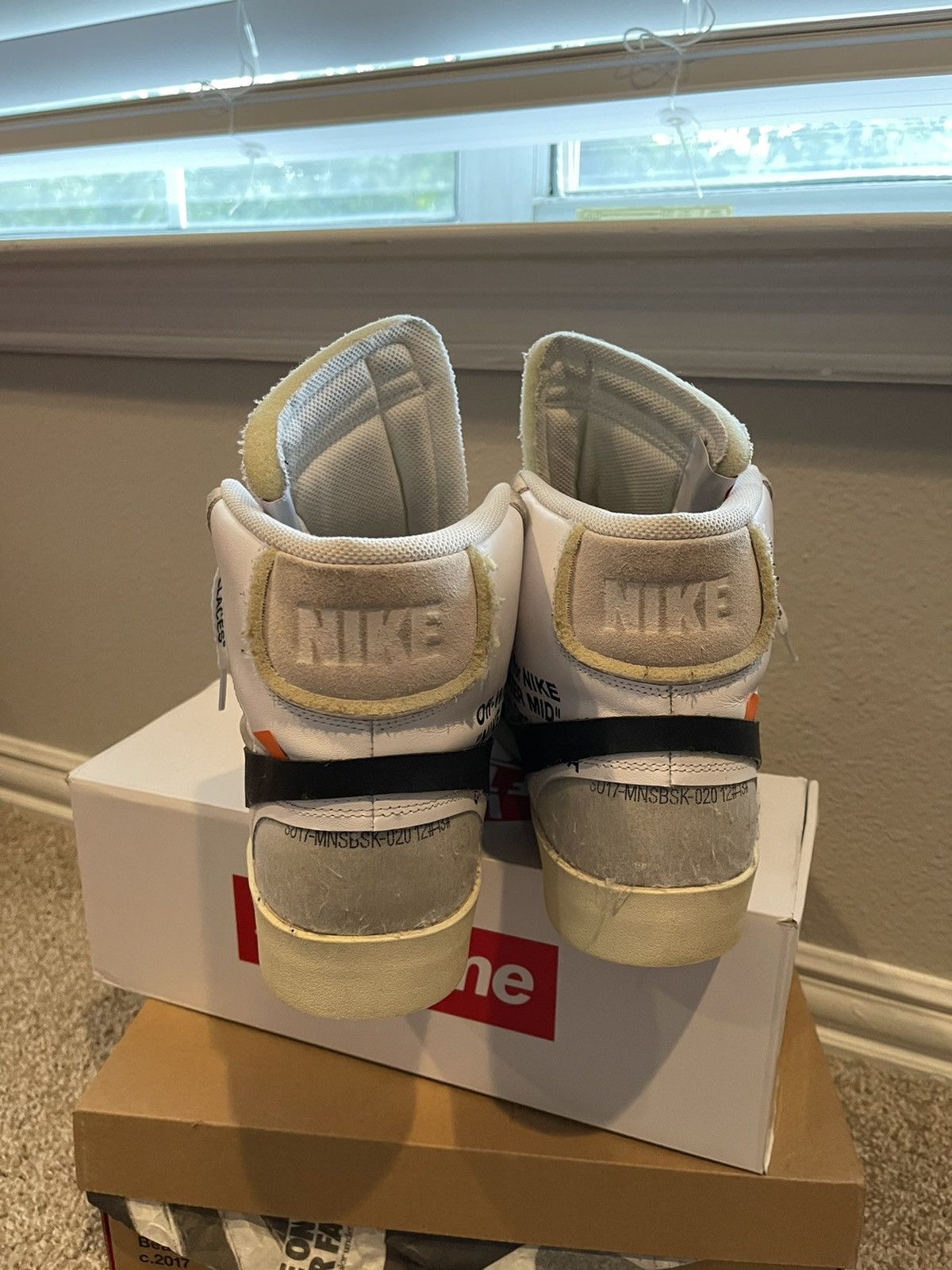 Nike × Off-White OFF-WHITE x Blazer Mid The Ten 2017 Size US 13 / EU 46 - 4 Thumbnail