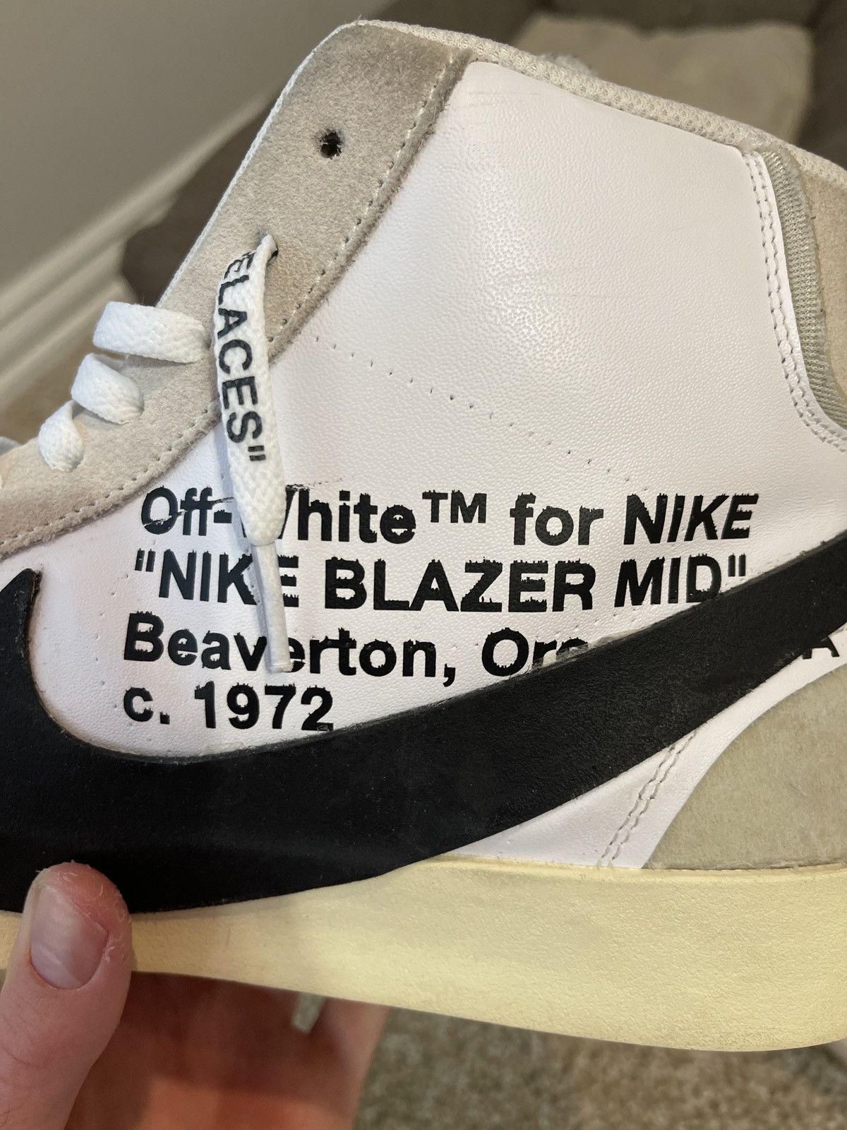 Nike × Off-White OFF-WHITE x Blazer Mid The Ten 2017 Size US 13 / EU 46 - 5 Thumbnail