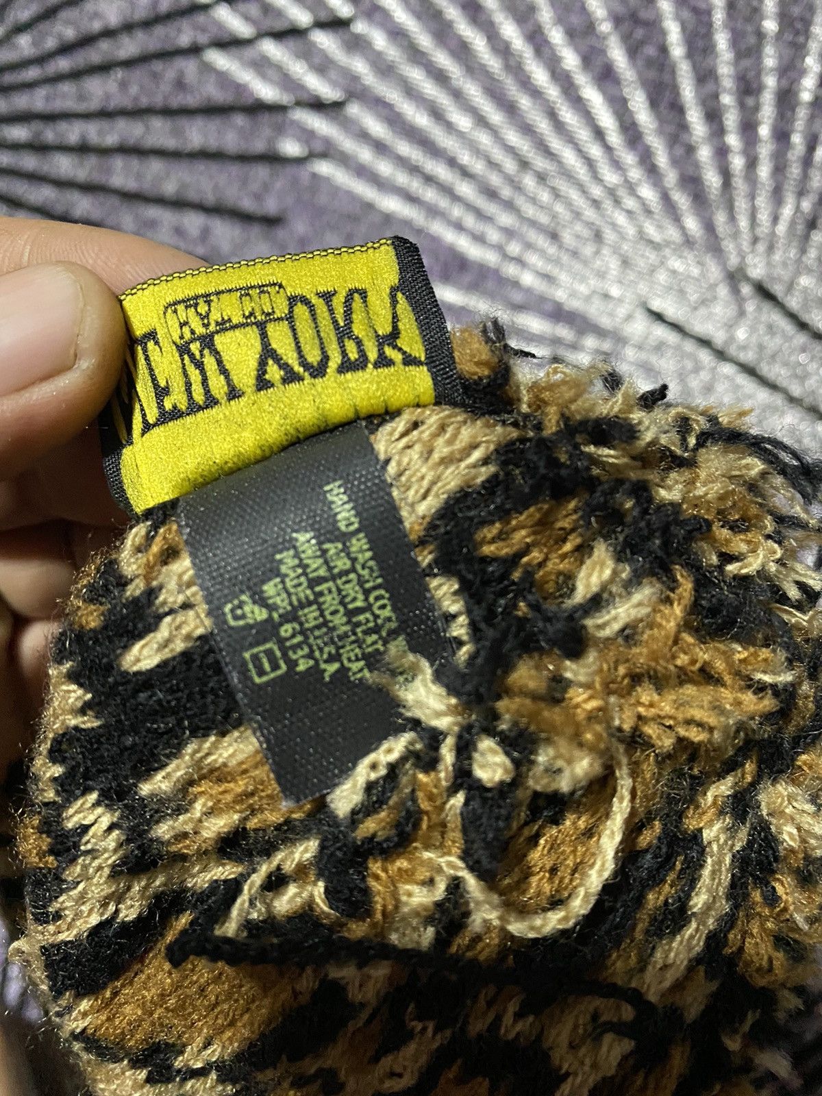 Vintage NEW YORK HAT SNAKE SKIN DESIGN BEANIE Size ONE SIZE - 5 Thumbnail