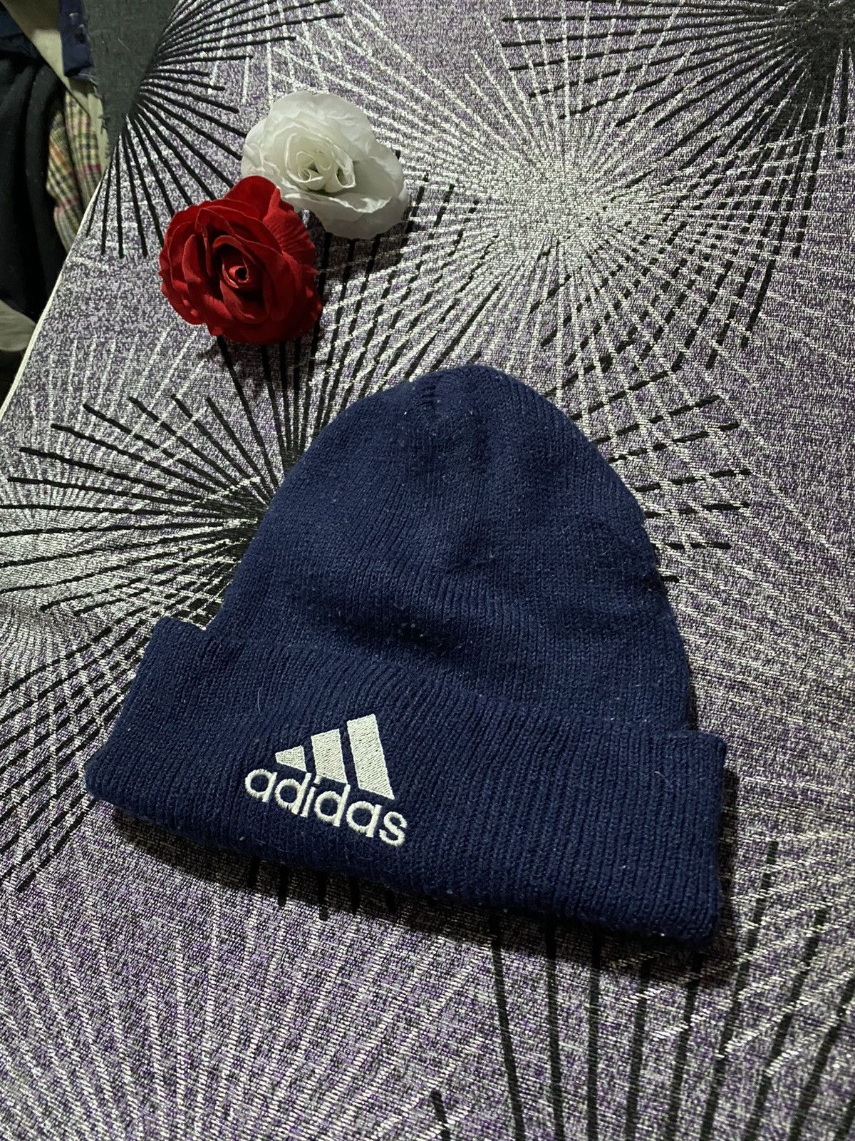 Vintage VINTAGE 90s ADIDAS BEANIE MADE IN JAPAN Size ONE SIZE - 3 Thumbnail