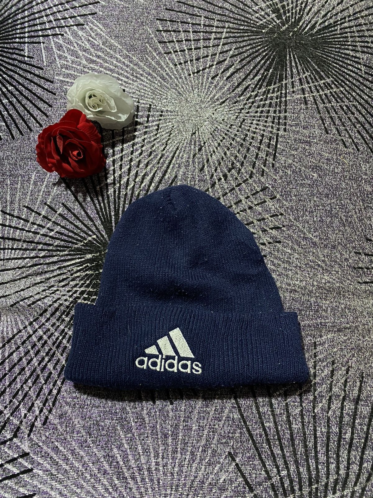 Vintage VINTAGE 90s ADIDAS BEANIE MADE IN JAPAN Size ONE SIZE - 1 Thumbnail