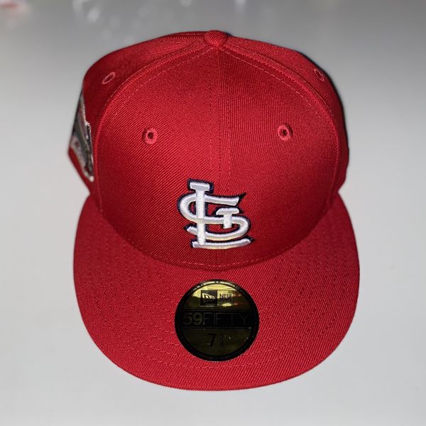 HAT CLUB & TOPPERZ - 7 1/4 - 2-PACK - ST. LOUIS CARDINALS - RED & NAVY ICY  🥶