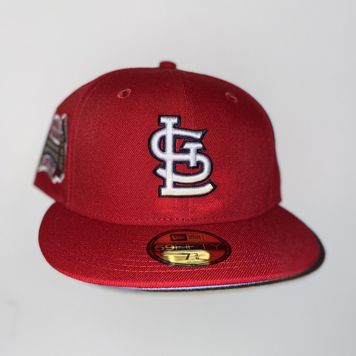 HAT CLUB & TOPPERZ - 7 1/4 - 2-PACK - ST. LOUIS CARDINALS - RED & NAVY ICY  🥶
