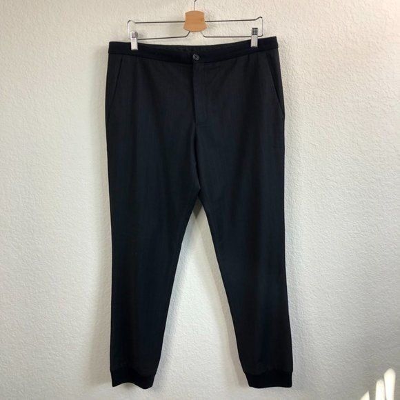 Gazzarrini Pinstripe Joggers Trousers Italian Made in I