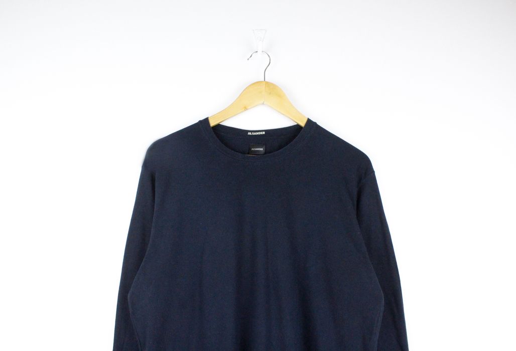 Raf Simons Jil Sander by Raf Simons Navy Crew Long Sleeve T-shirt | Grailed