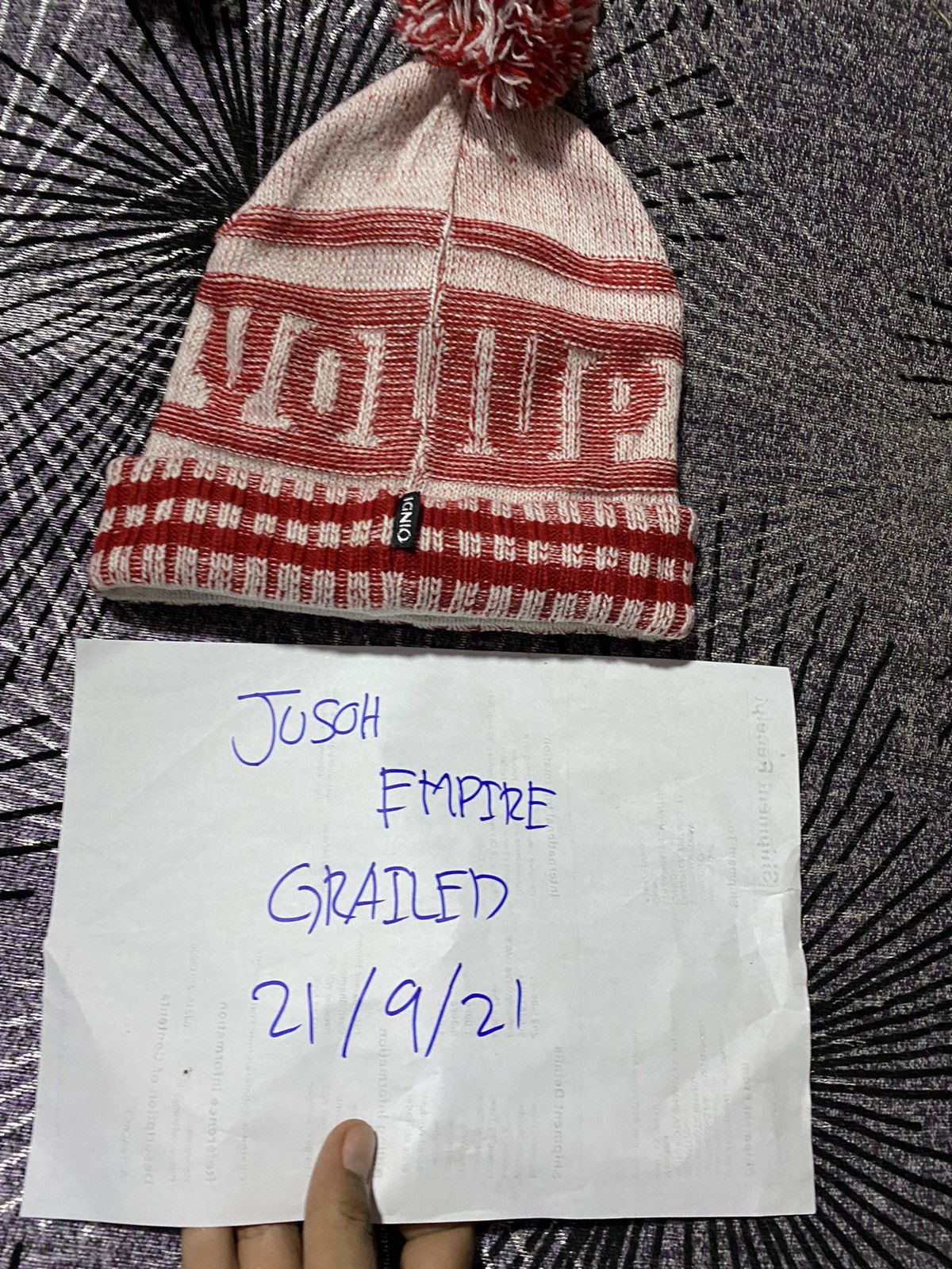 Japanese Brand IGNIO WINTER BEANIES NICE DESIGN Size ONE SIZE - 5 Thumbnail