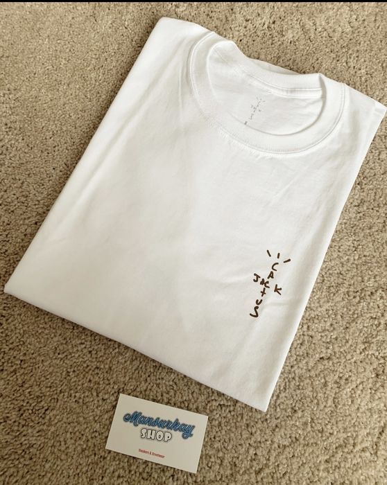 Cactus jack white store tee