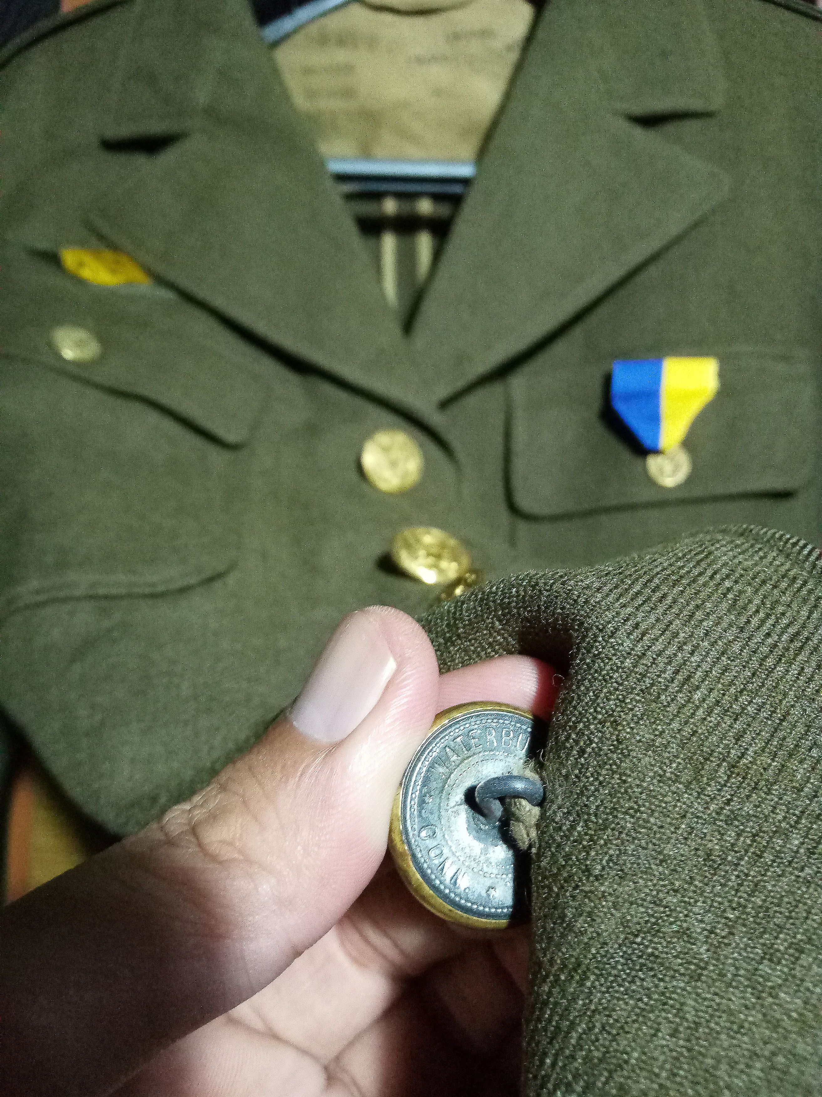 Vintage Vintage 80s US Airforce wool blazer suit patches wool ww2 Size 38L - 11 Thumbnail