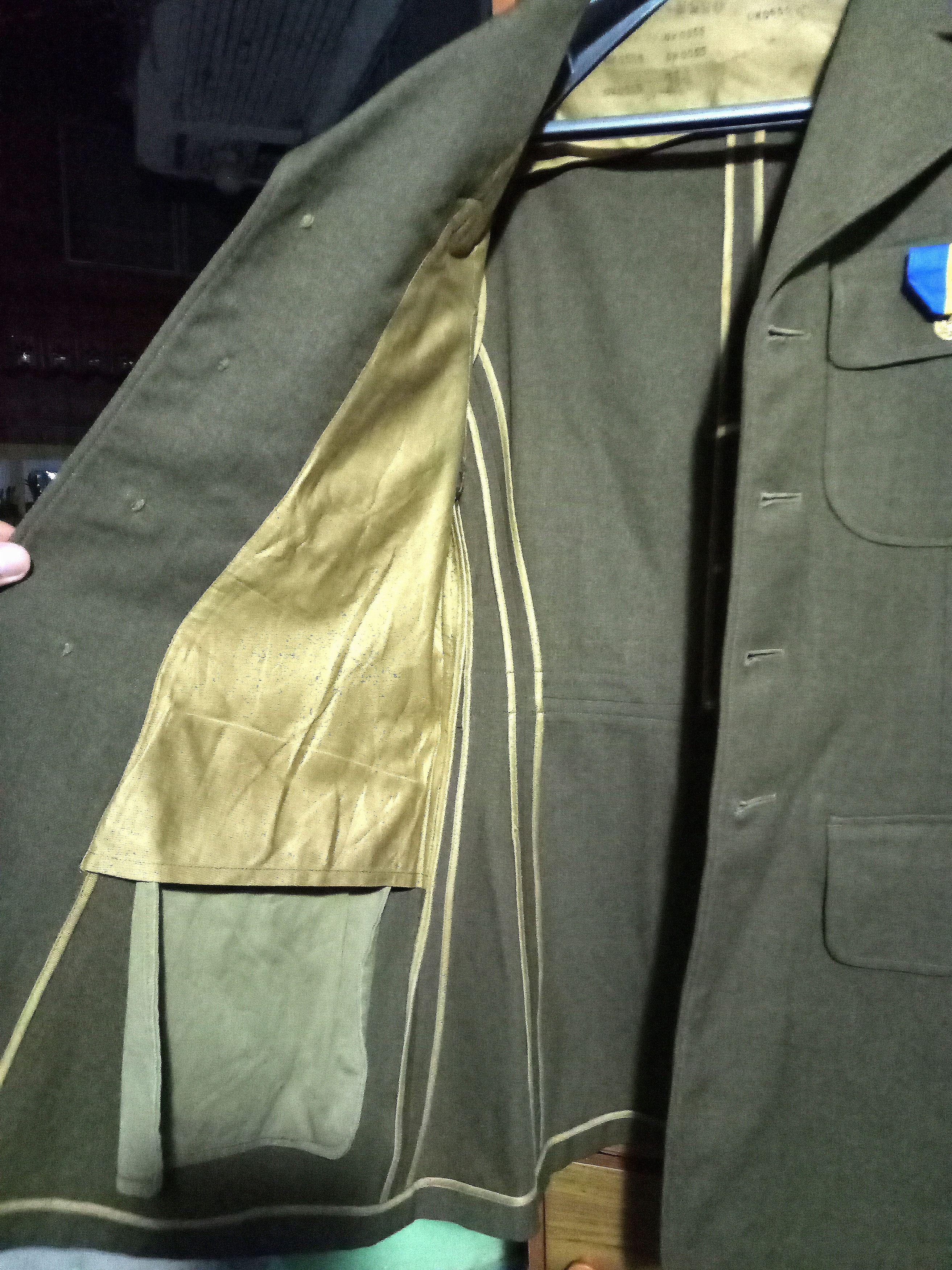 Vintage Vintage 80s US Airforce wool blazer suit patches wool ww2 Size 38L - 15 Thumbnail
