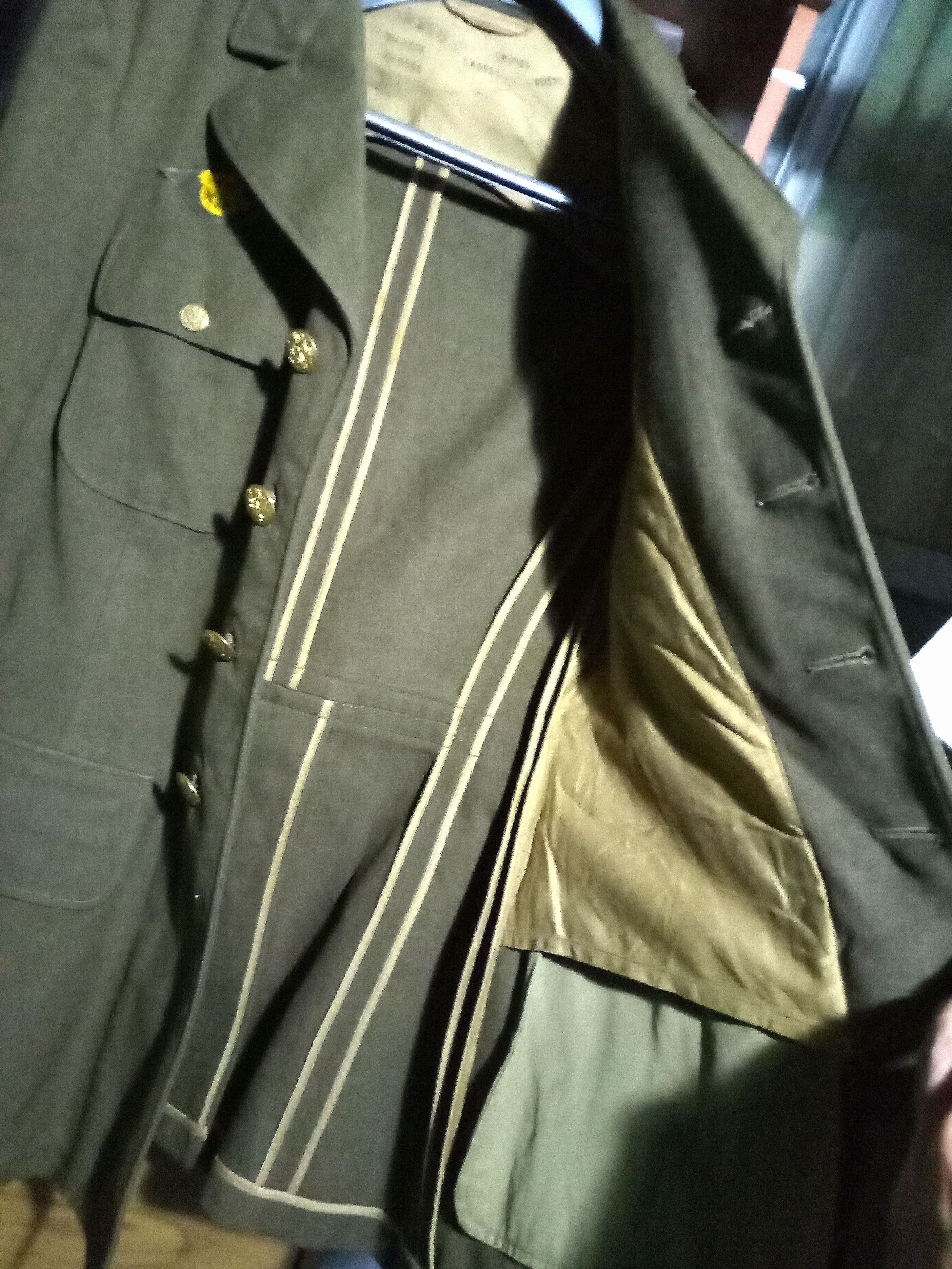 Vintage Vintage 80s US Airforce wool blazer suit patches wool ww2 Size 38L - 14 Thumbnail