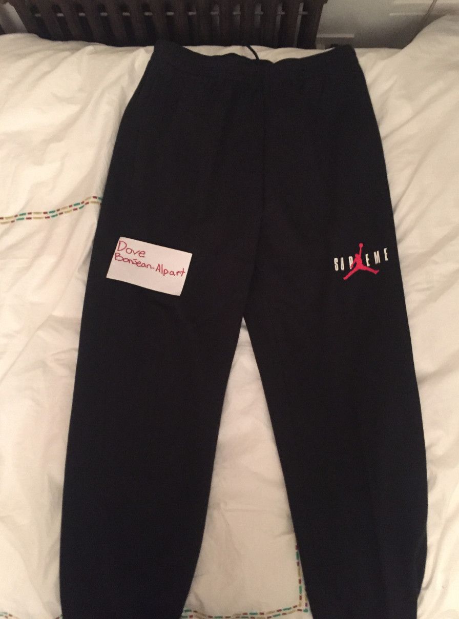 Supreme Supreme X Jordan Sweatpants M | Grailed