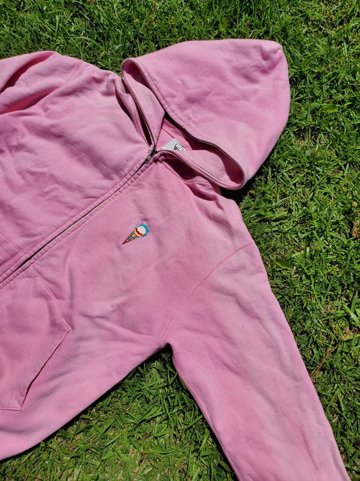 pink brandy zip up hoodie